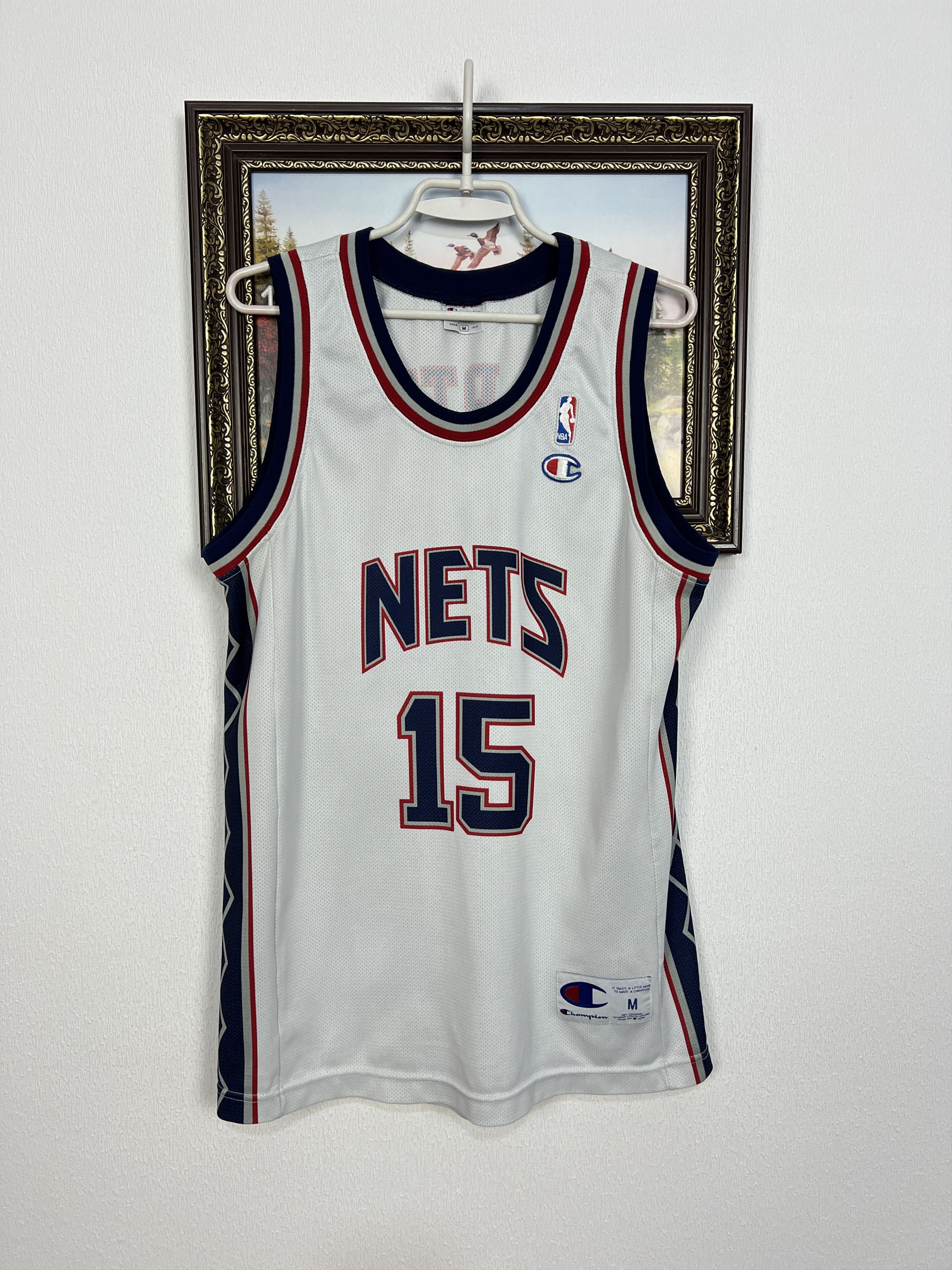 Champion Vintage 90's New Jersey Nets Carter #15 NBA Jersey Trikot Size US M / EU 48-50 / 2 - 1 Thumbnail