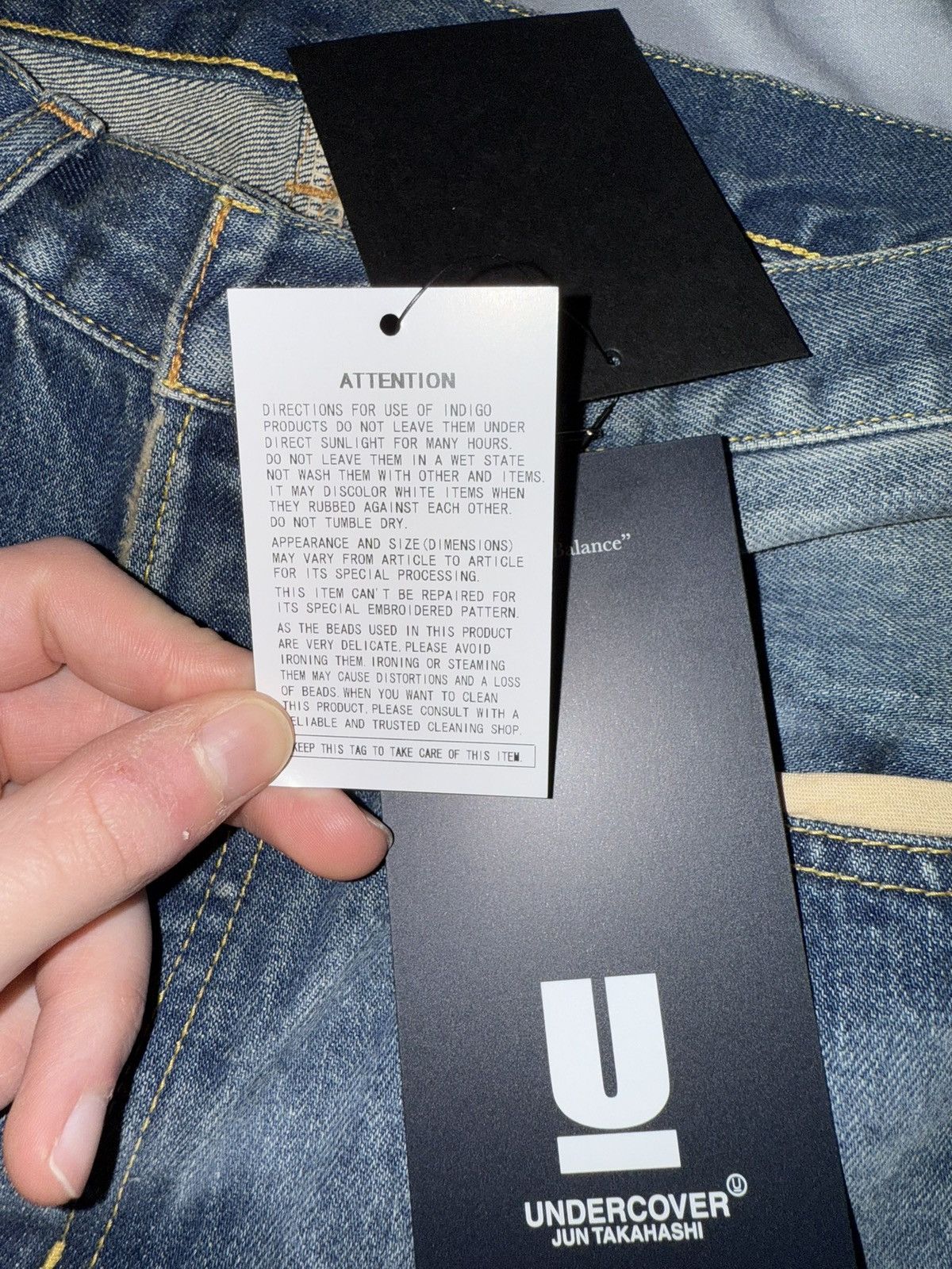 Undercover Undercover “but beautiful” 68 Jeans Size US 32 / EU 48 - 15 Thumbnail