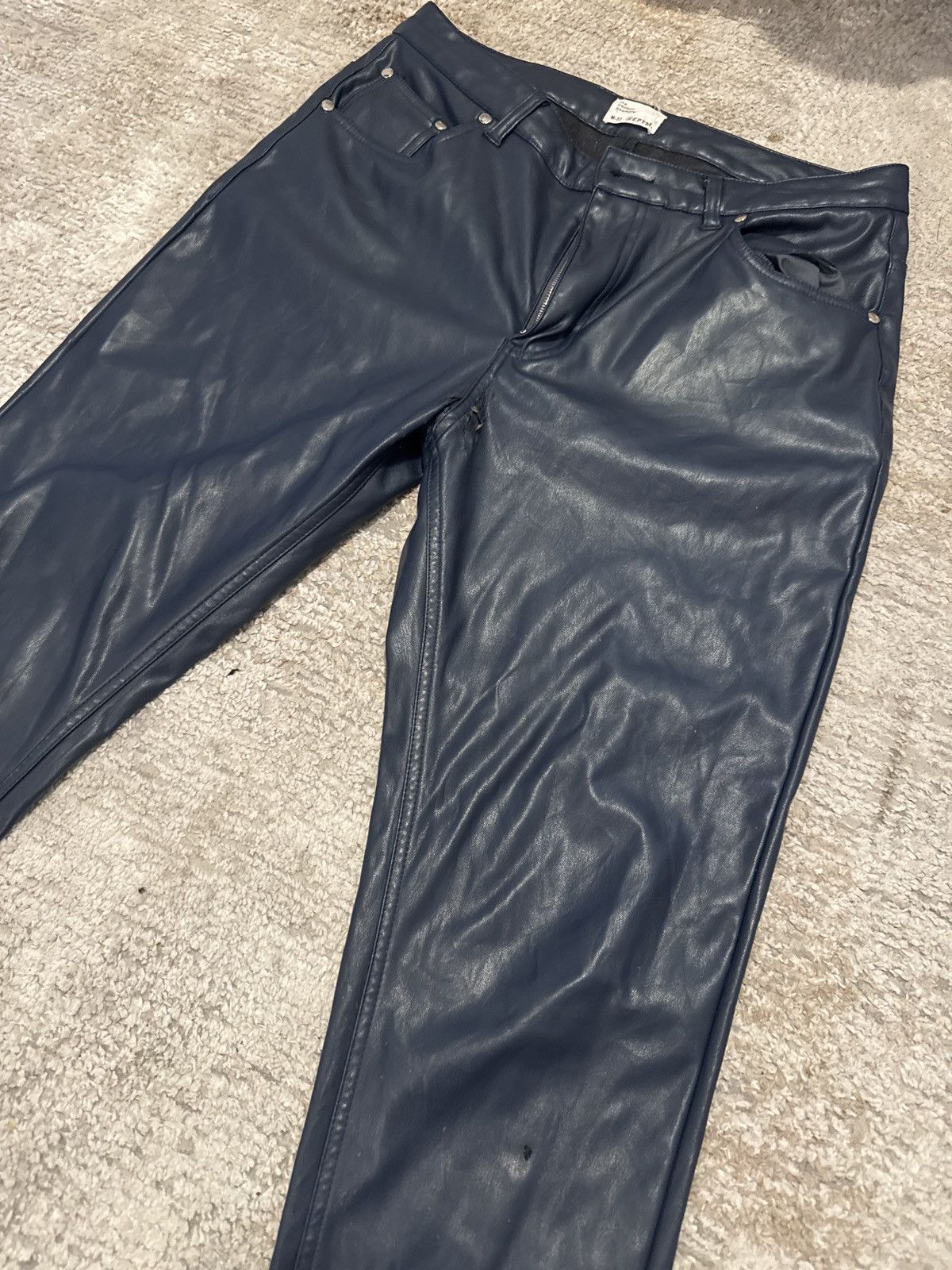 Other Wax leather pants Size US 32 / EU 48 - 2 Thumbnail