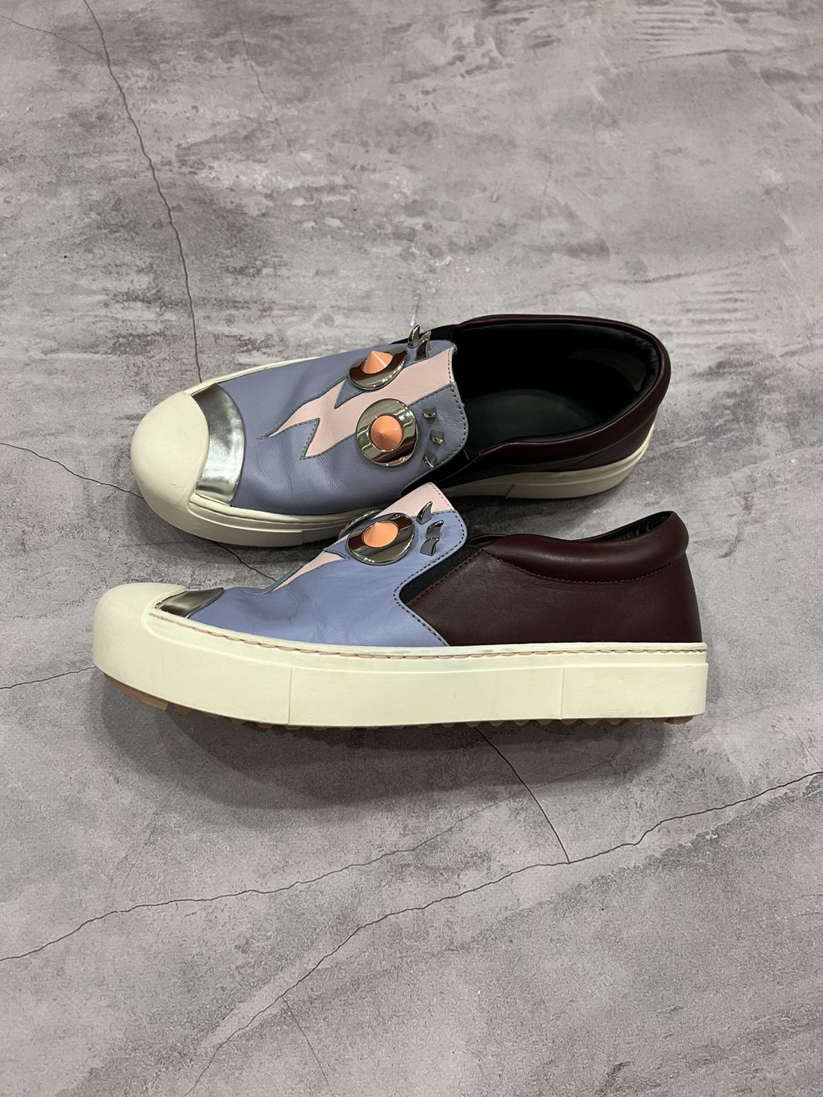 Fendi Fendi Monster Slip Ons Size 37 Size US 6.5 / IT 36.5 - 3 Thumbnail