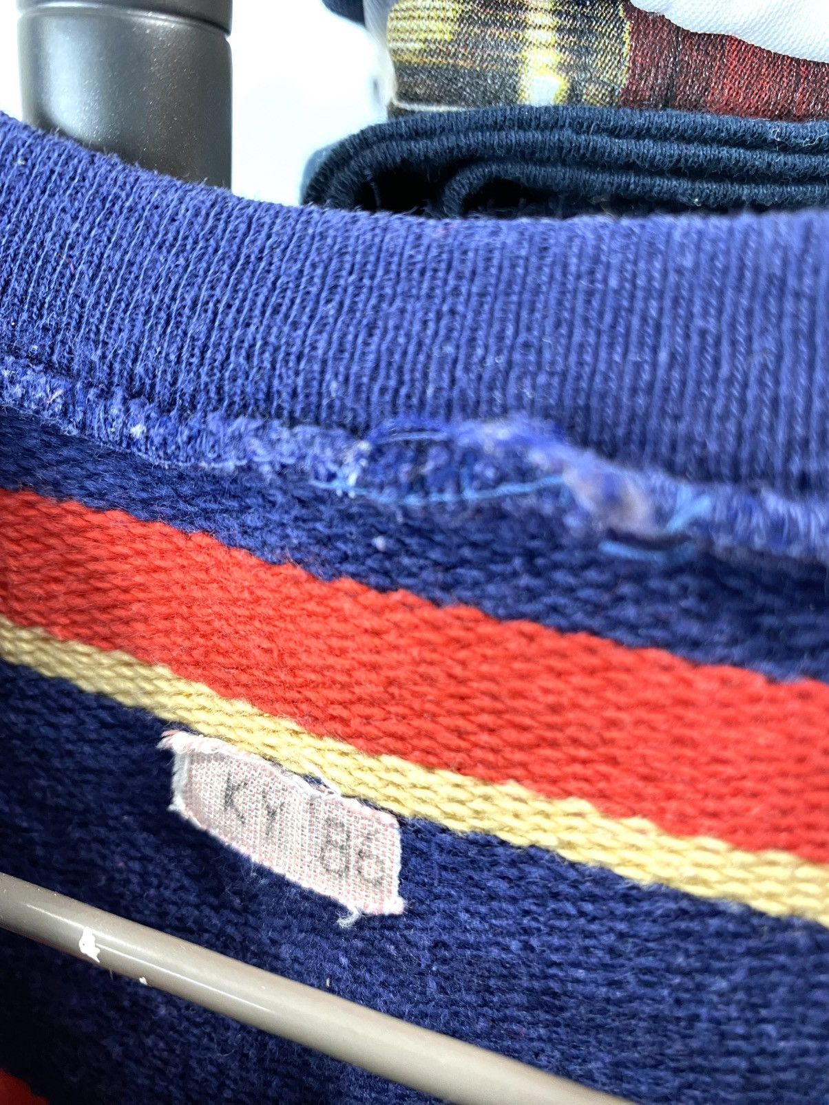 Adidas Rare! Vintage 80’s Adidas Striped Sweatshirt Sweater Size US L / EU 52-54 / 3 - 5 Thumbnail