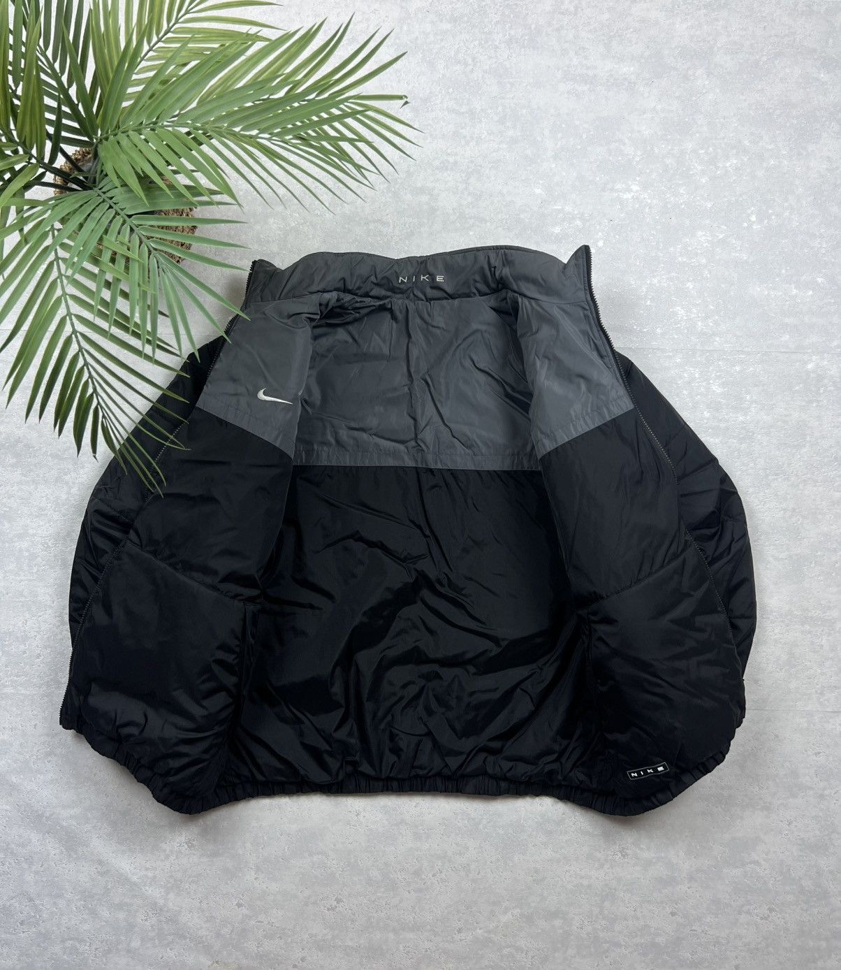 Nike 90s Nike Double Swoosh Vintage Drill Oversized Puffer Jacket Size US XL / EU 56 / 4 - 7 Thumbnail