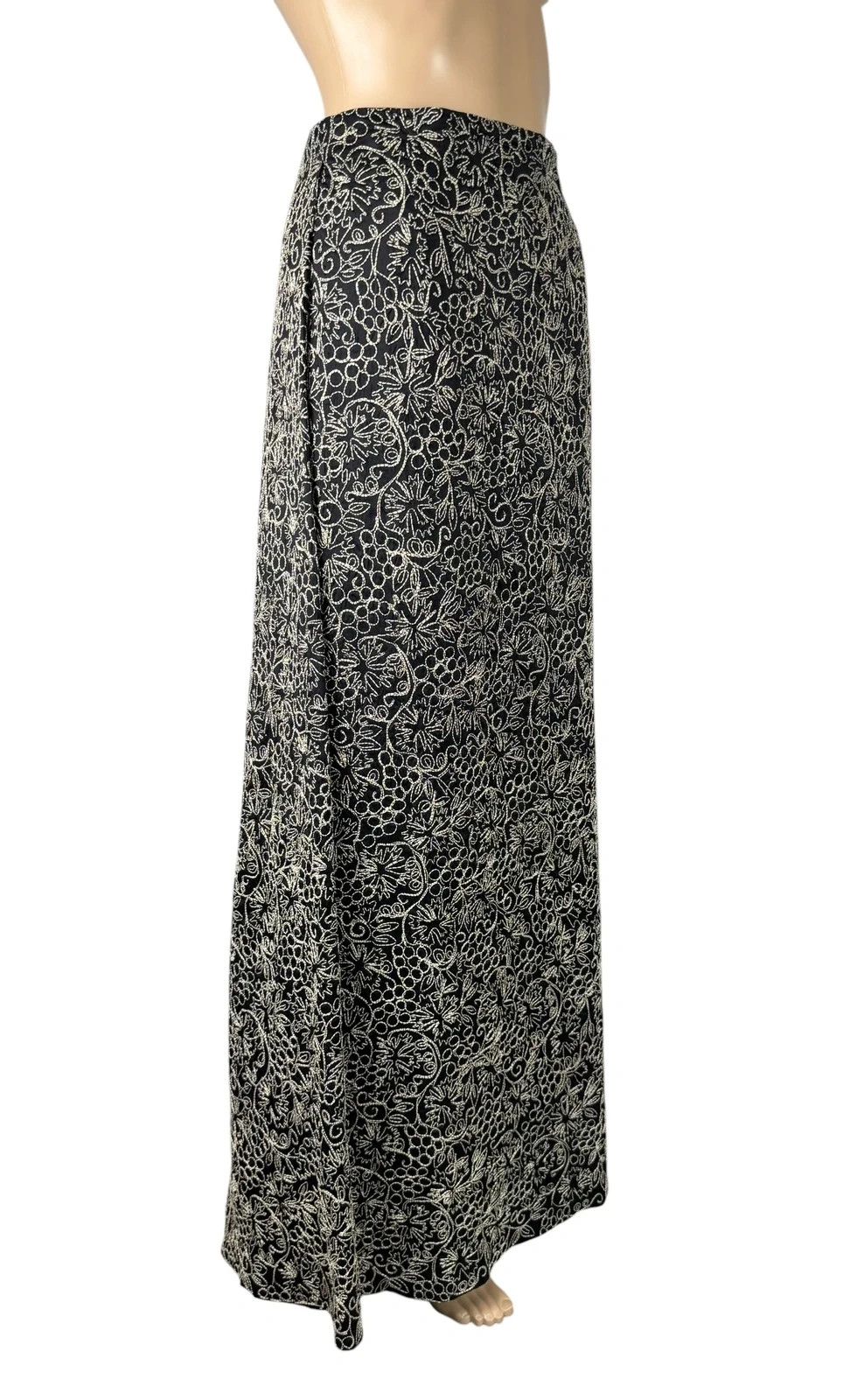 Annette Gortz Annette Gortz Galan Maxi Skirt Embroidered Silk size 36 Size 26" / US 2 / IT 38 - 2 Thumbnail