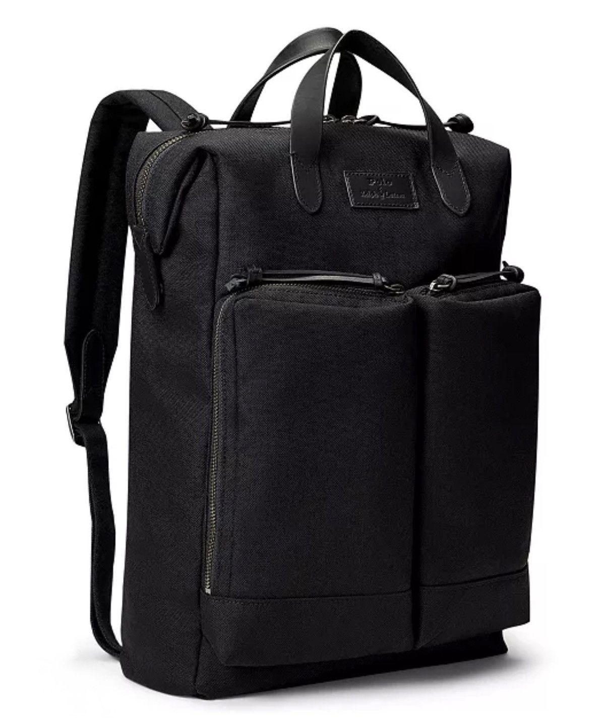 Polo Ralph Lauren Polo Ralph Lauren Convertible Canvas Tote Backpack Black Size ONE SIZE - 4 Thumbnail