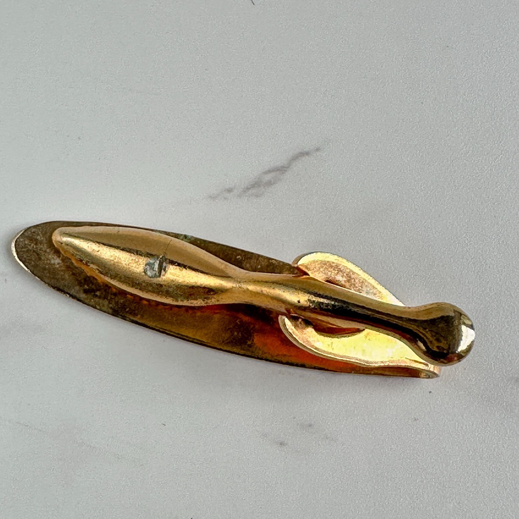Vintage Gold Chevron Vintage Tie Clip Size ONE SIZE - 5 Thumbnail