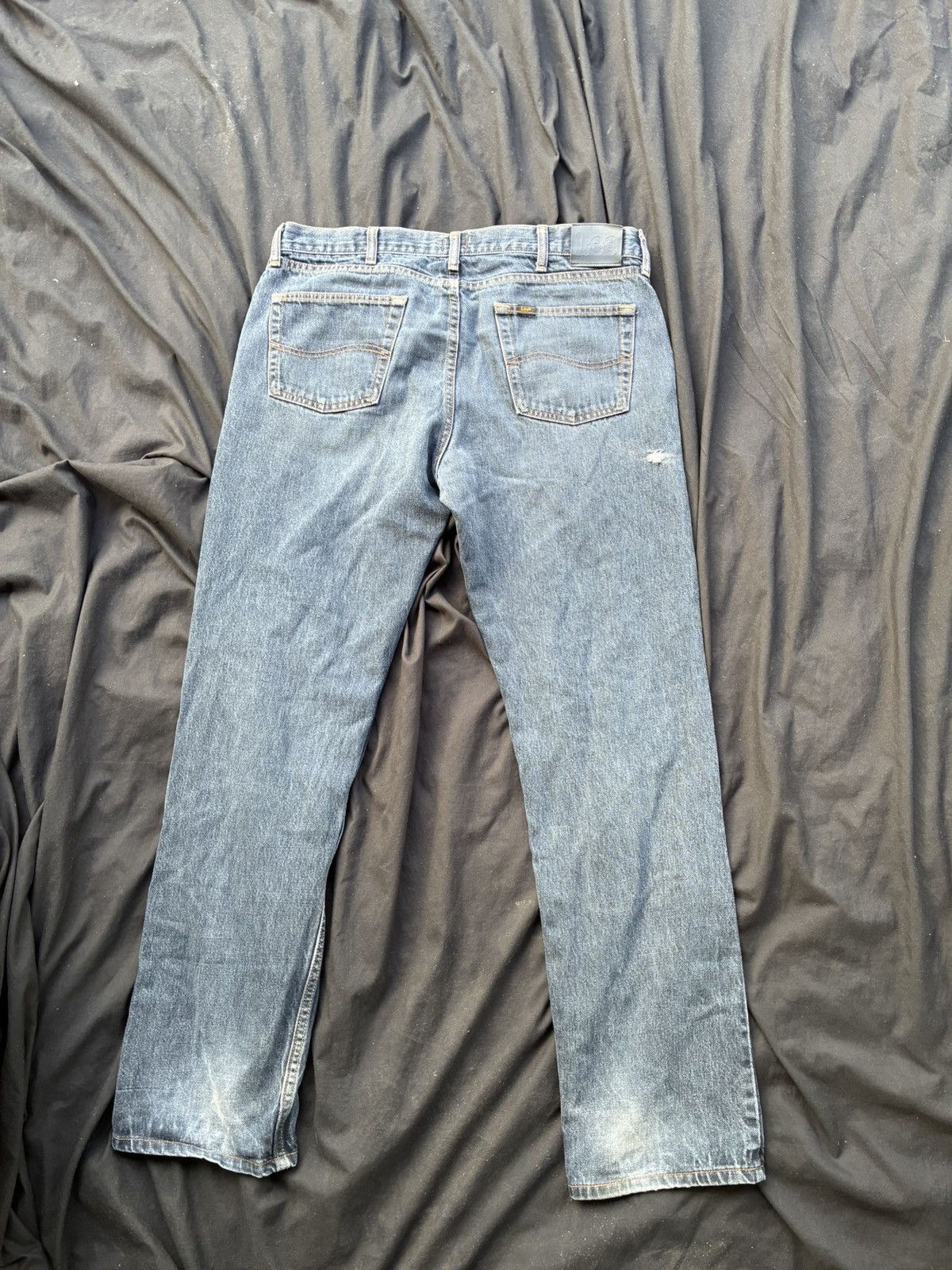 Lee Vintage Lee Jeans – Medium Wash Distressed Denim Size US 36 / EU 52 - 3 Thumbnail