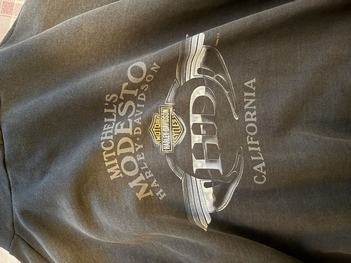 Harley Davidson Vintage 2005 Harley Davidson Flame Zip up Size US XL / EU 56 / 4 - 10 Thumbnail