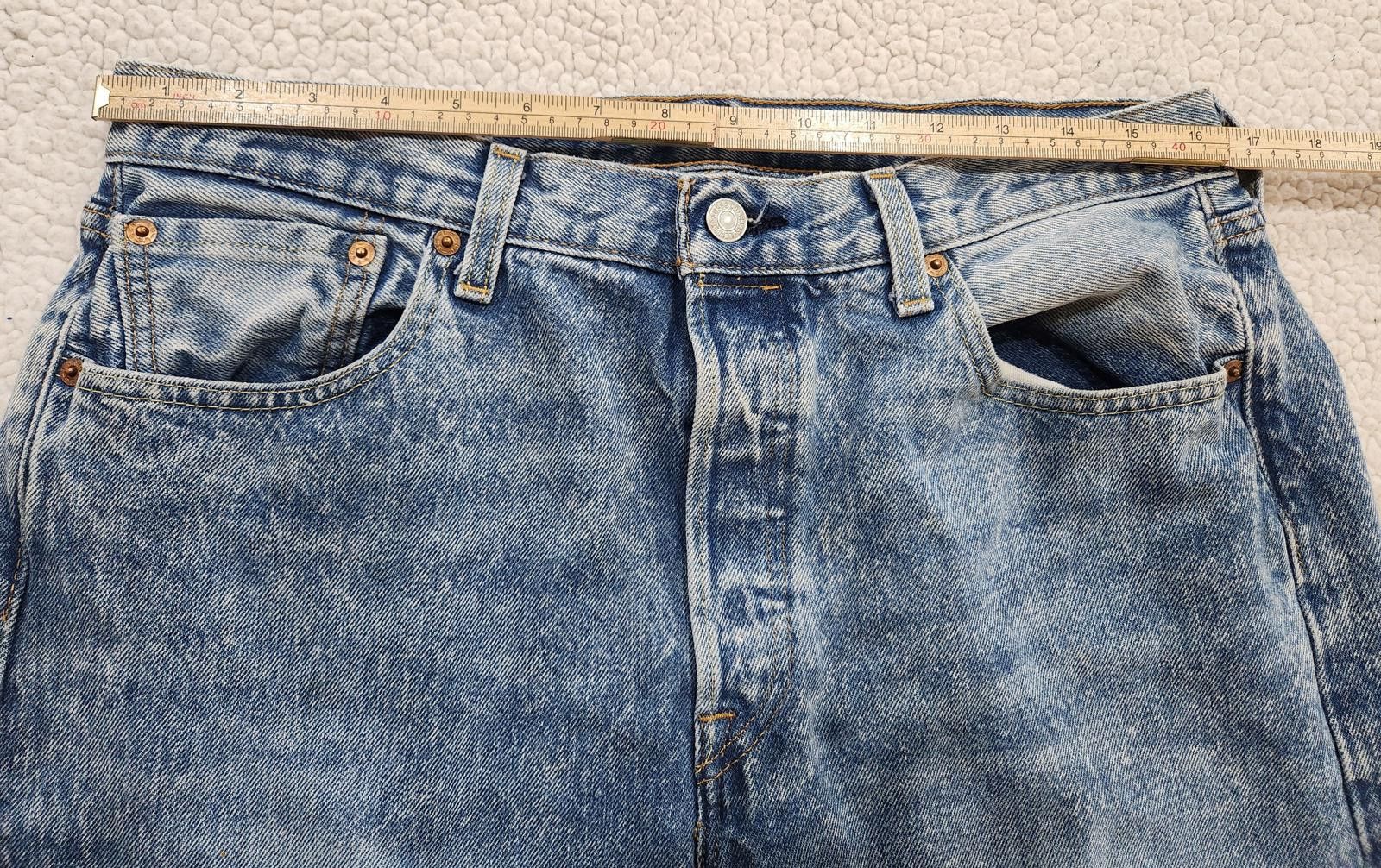 Levi's Levi's Mens 501 Button Fly Straight Leg Jeans Size US 34 / EU 50 - 6 Thumbnail