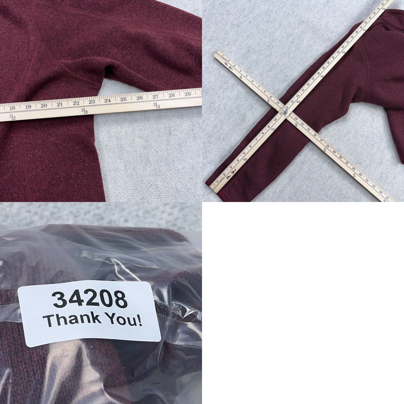 Patagonia Patagonia Sweater Men 2XL Pullover 1/4 Zip Mock Neck Red Heather Knit Jacket Casual Outdoor Size US XXL / EU 58 / 5 - 8 Thumbnail