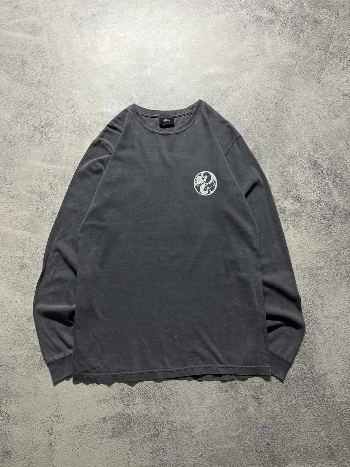Stussy Vintage Y2k Faded Style Stussy 🩶 Japan Skate Long Sleeve 00s Size US S / EU 44-46 / 1 - 2 Thumbnail