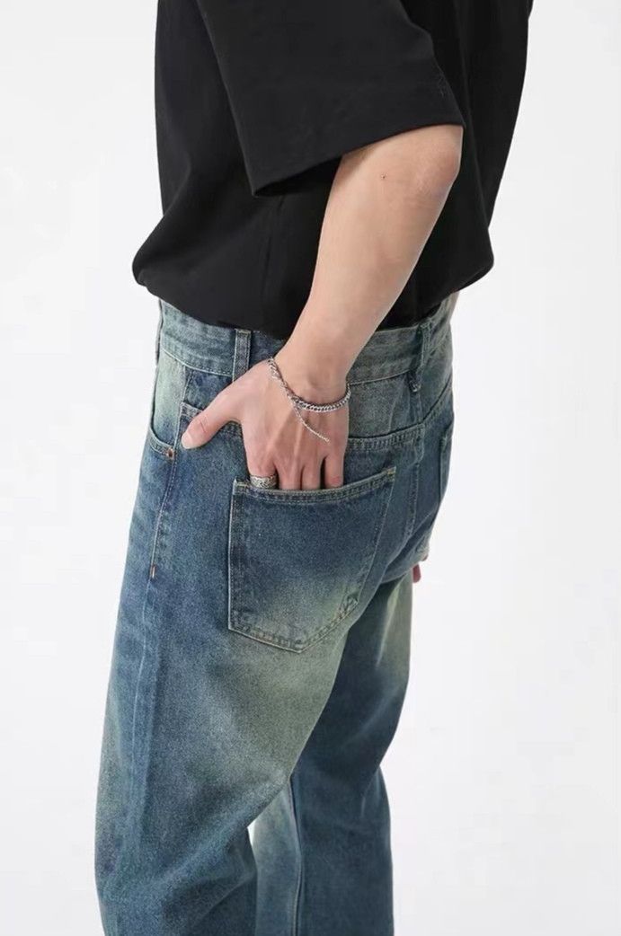 Japanese Brand × Jean Unisex Denim Distressed Vintage Style Size US 34 / EU 50 - 3 Thumbnail