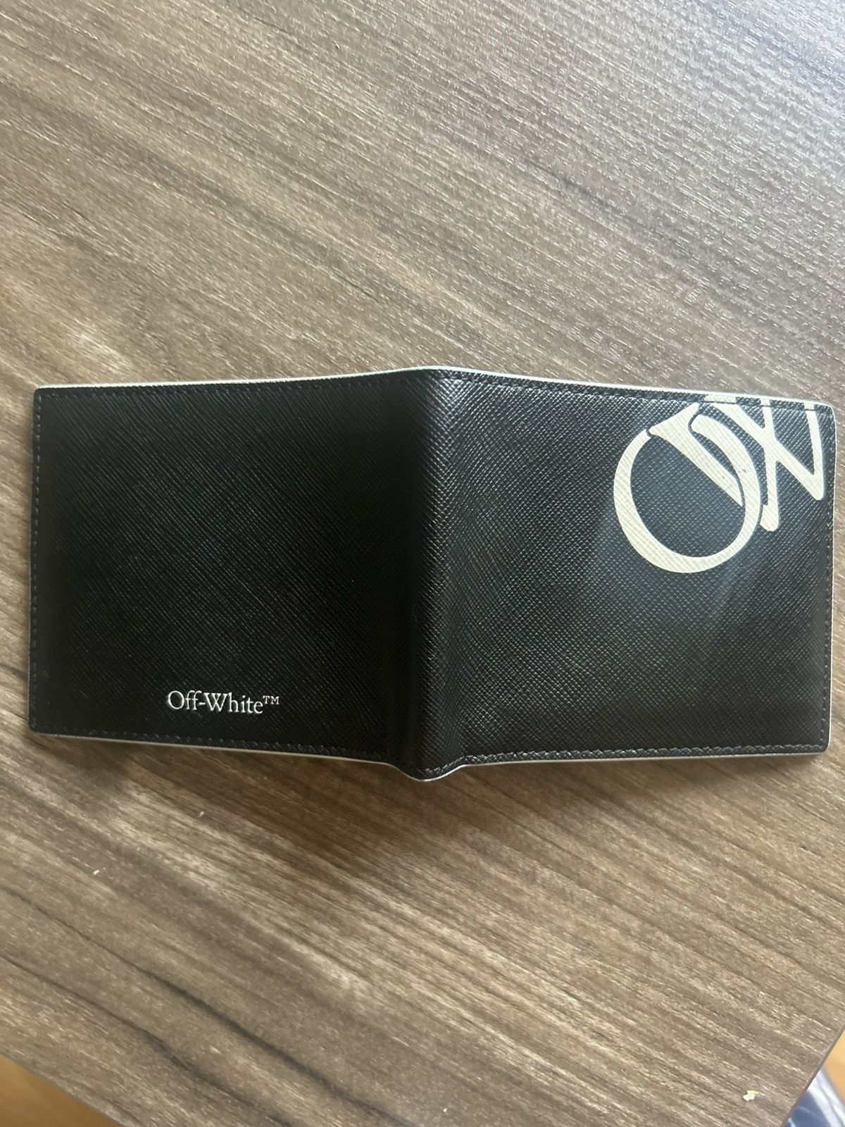 Off-White Off-White Logo Monogram Leather Bifold Wallet Size ONE SIZE - 3 Thumbnail