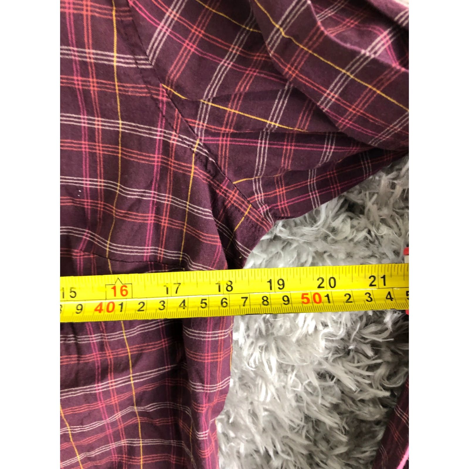 Vintage North Crest Mens M Red Plaid Long Sleeve Button Up Spread Collar Shirt Size US M / EU 48-50 / 2 - 4 Thumbnail