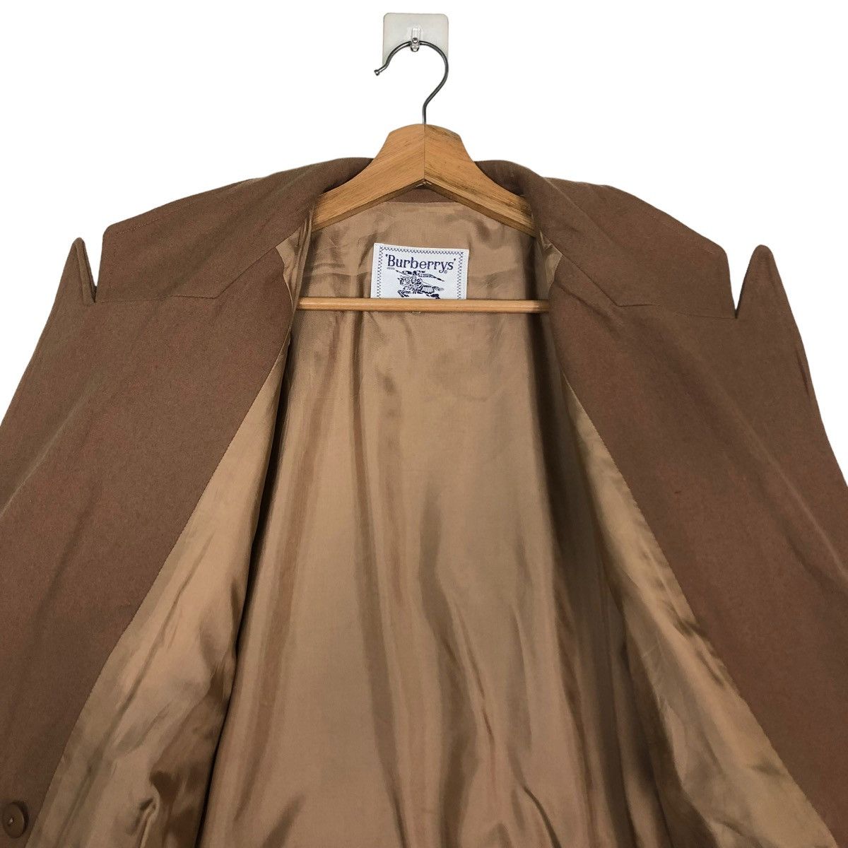 Burberry 🔥RICH BROWN - VINTAGE WOOL BOMBER JACKET BURBERRYS Size US M / EU 48-50 / 2 - 14 Thumbnail