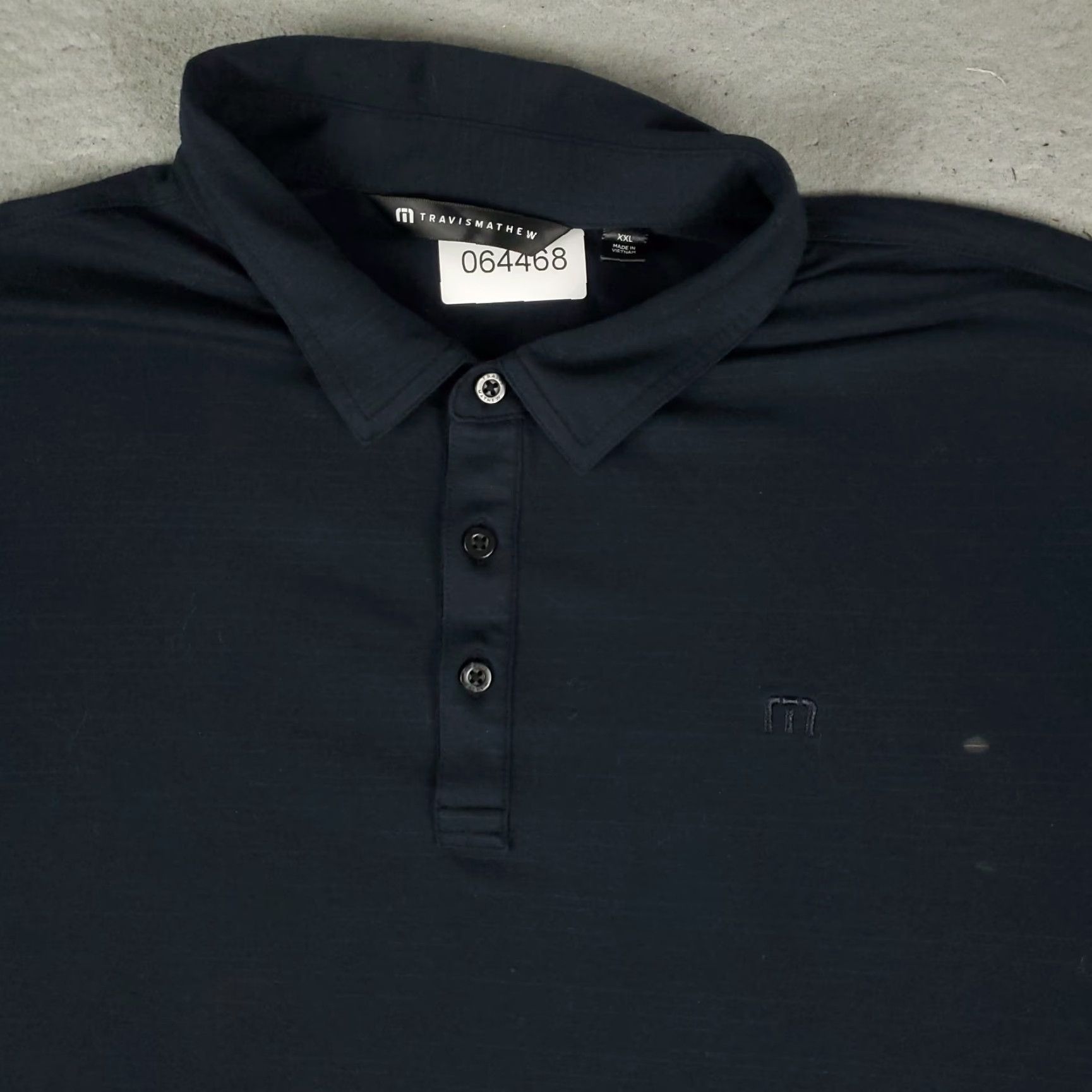 TravisMathew Travis Mathew Polo Shirt Mens Size 2XL Blue Casual Short Sleeve Size US XXL / EU 58 / 5 - 2 Thumbnail