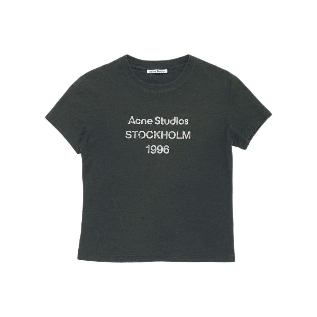 Acne Studios Acne Studios Black stamp Logo T-Shirt | Grailed