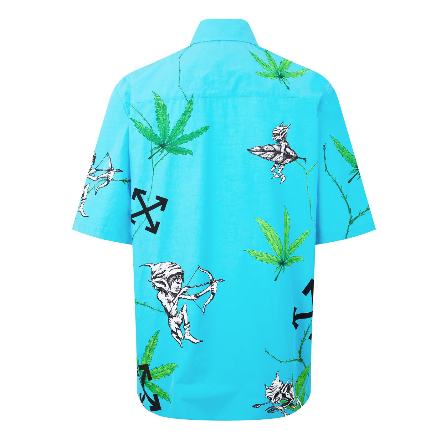 Off-White o1g2r1mq0326 Oversized Fit Collar Shirt in Multicolor Size US M / EU 48-50 / 2 - 2 Thumbnail