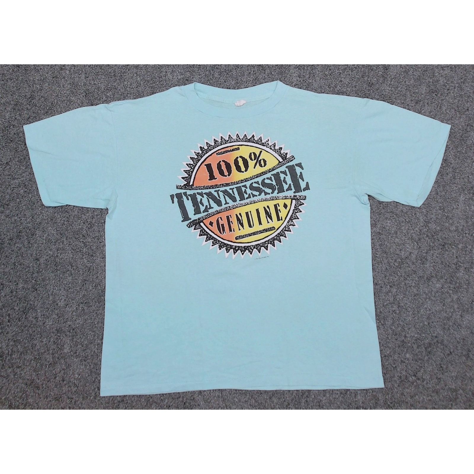 Vintage 80s Sun Sportswear Tennessee Single Stitch Boxy Tee XXL USA Size US XXL / EU 58 / 5 - 3 Thumbnail