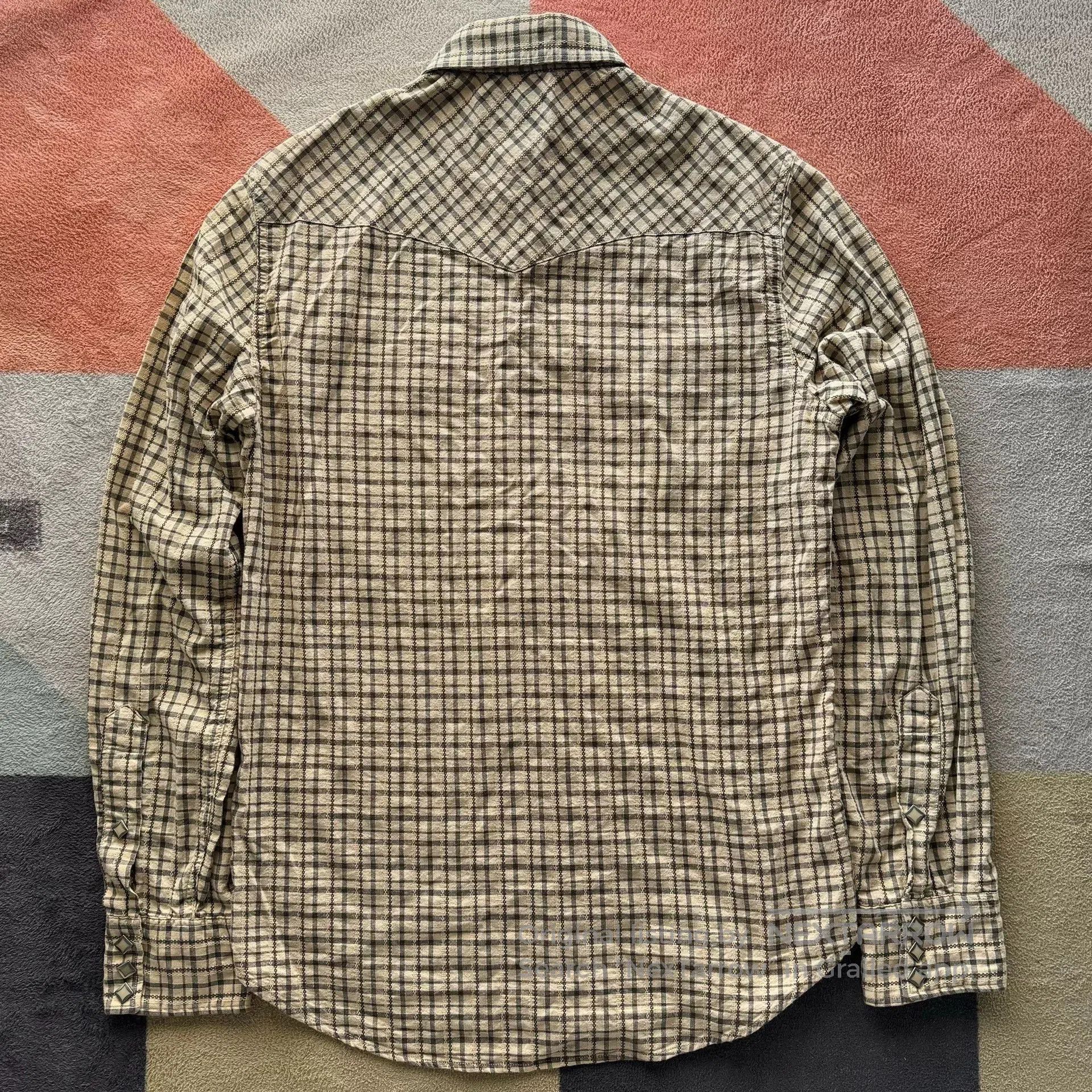 RRL Ralph Lauren RRL Plaid Western Shirt. Size US S / EU 44-46 / 1 - 9 Thumbnail