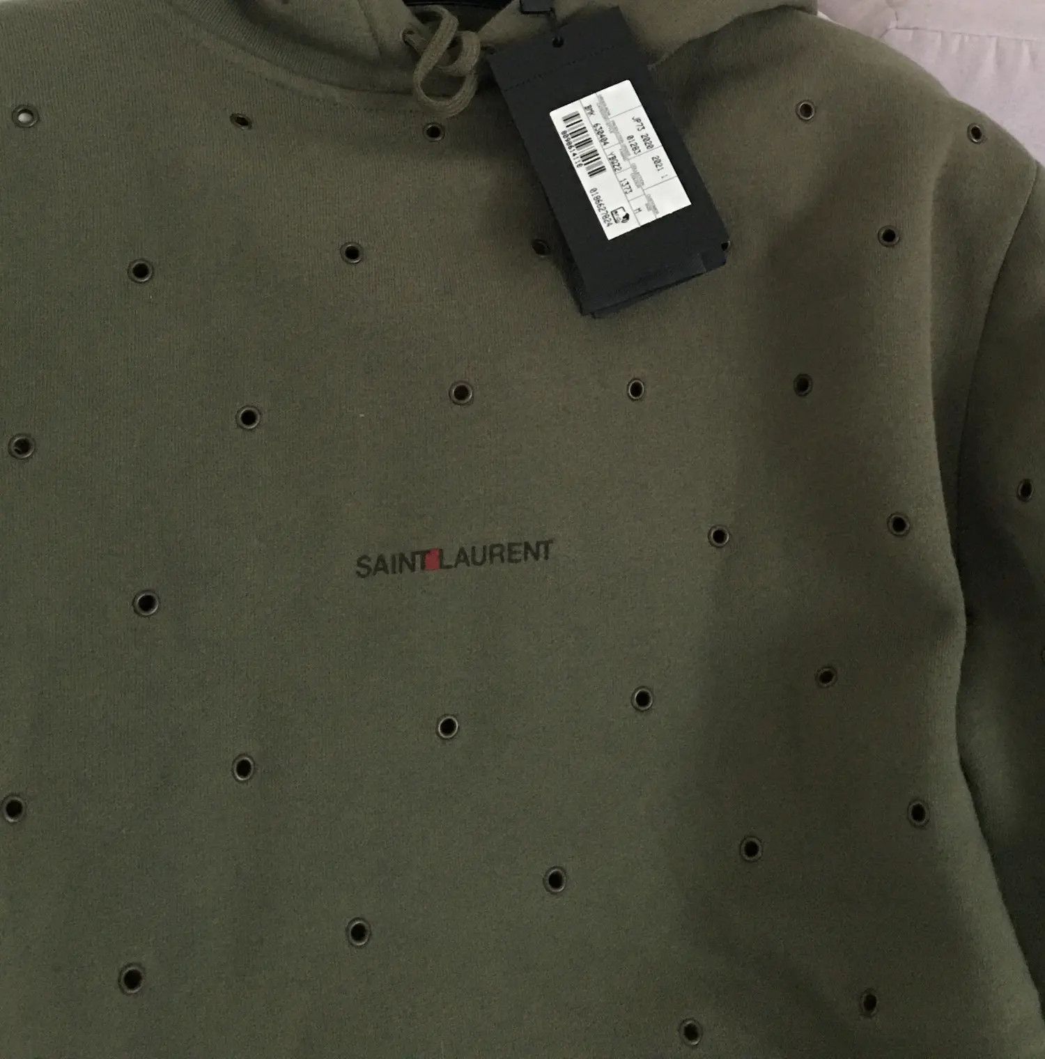 Saint Laurent Paris SS'21 Sweatshirt Logo Print Size US M / EU 48-50 / 2 - 4 Thumbnail