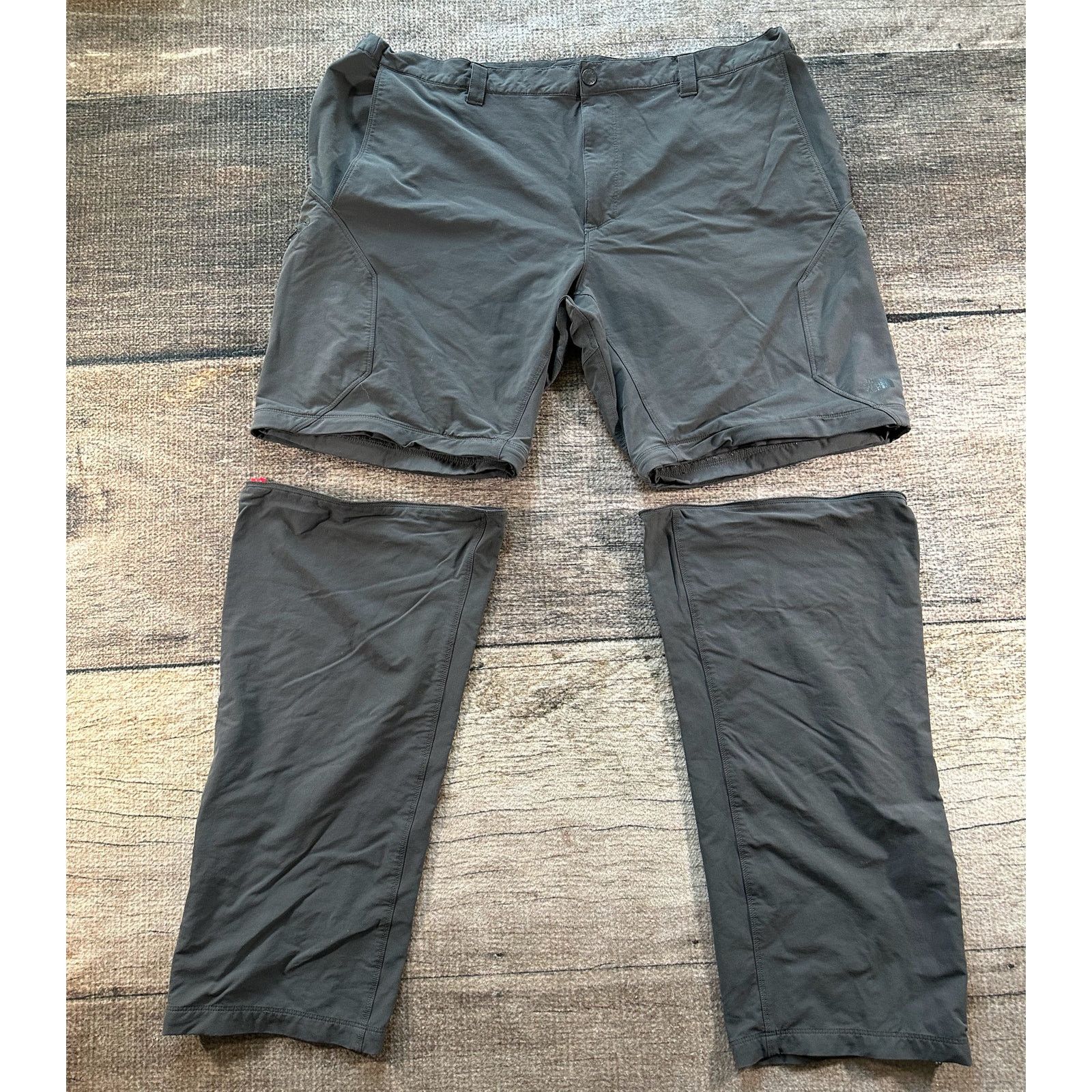 The North Face The North Face Men's XXL Grey Convertible Zip Off Pants Size US 42 / EU 58 - 2 Thumbnail