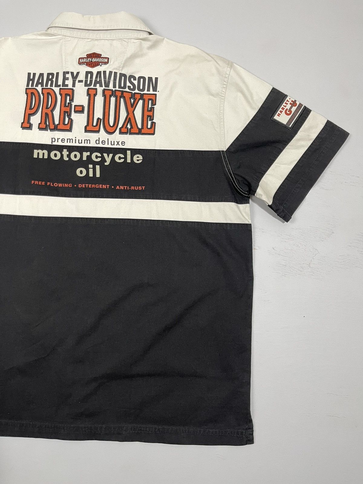 Harley Davidson 90s Vintage Harley Davidson Y2k Buttons Up Shirt Moto Style Size US L / EU 52-54 / 3 - 15 Thumbnail