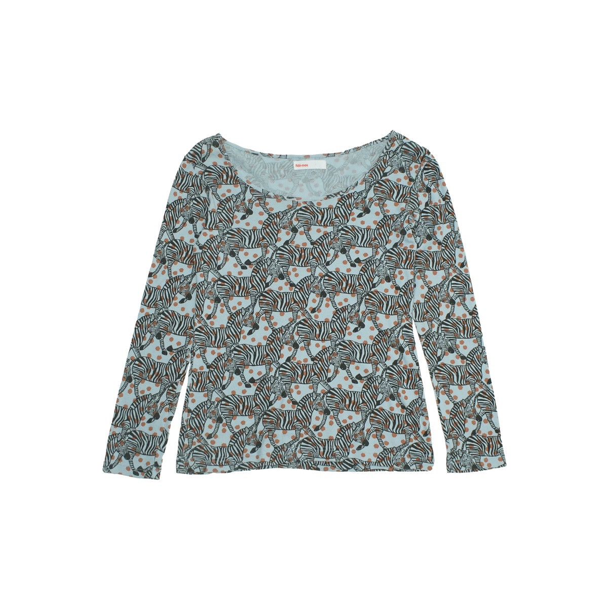 Issey Miyake *NoTariff Ne-net by Issey Miyake LS Pattern T-Shirt Size ONE SIZE - 1 Thumbnail