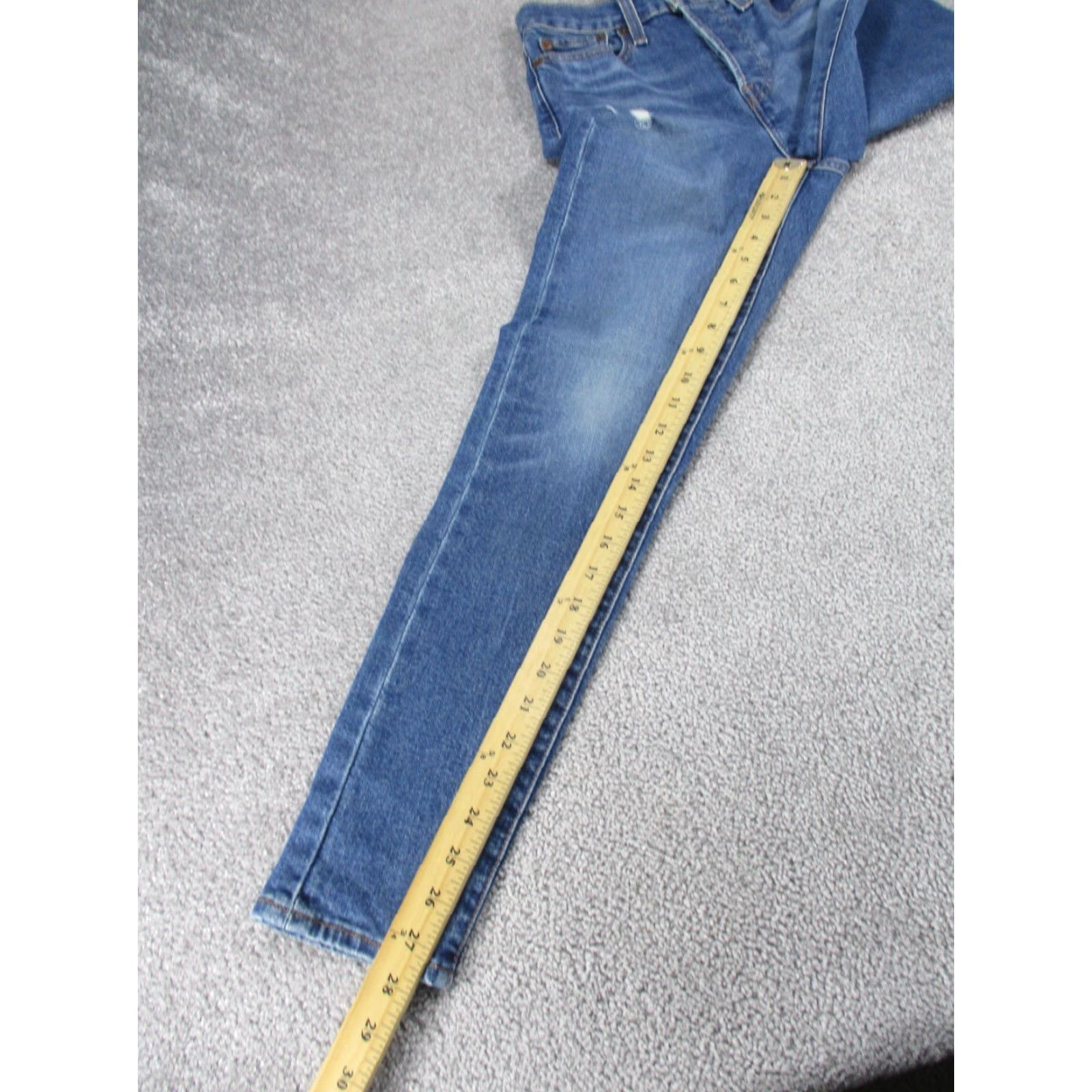 Levi's Levi's Wedgie Skinny Jeans Womens 26 High Rise Blue Medium Wash Denim Size 26" / US 2 / IT 38 - 4 Thumbnail
