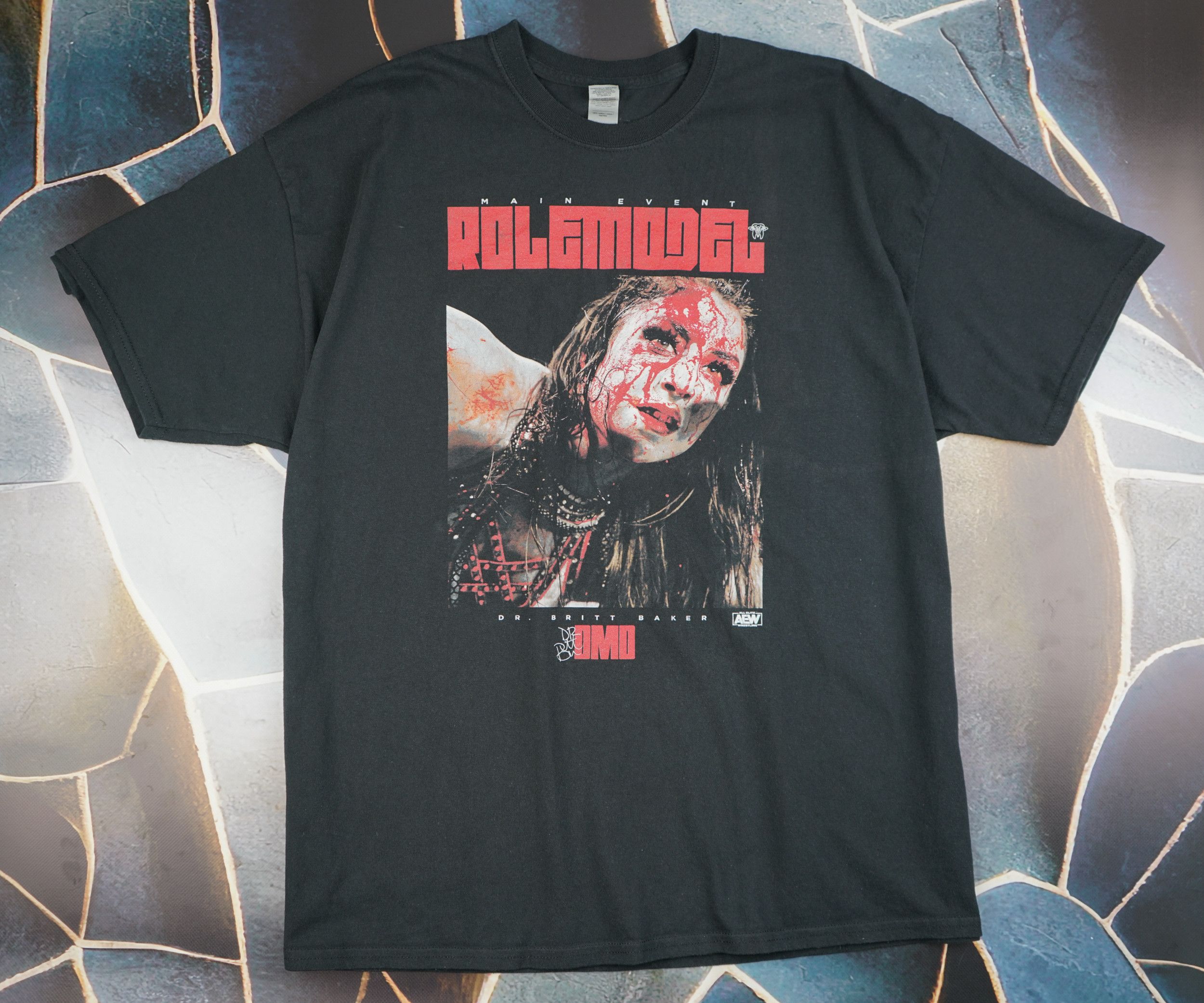 vintage-wwe-aew-britt-baker-main-event-role-model-t-shirt-grailed