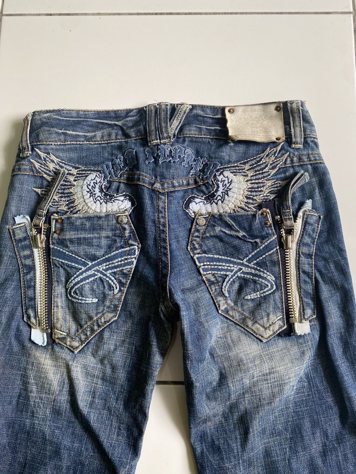 Composition by Kenzo Vintage Red Pepper Japan&co Denim Size 28" / US 6 / IT 42 - 6 Thumbnail