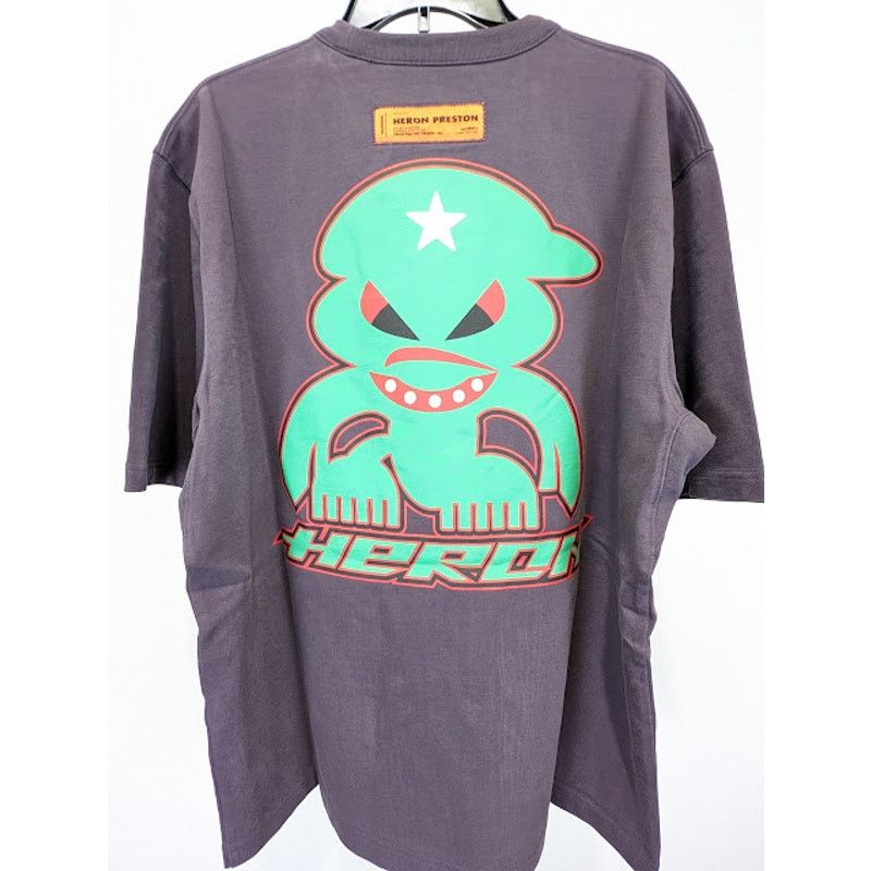 Heron Preston o1rshd1 Q:2 / HP Monster Short Sleeve Tee T-Shirt in Purple Size US L / EU 52-54 / 3 - 9 Thumbnail