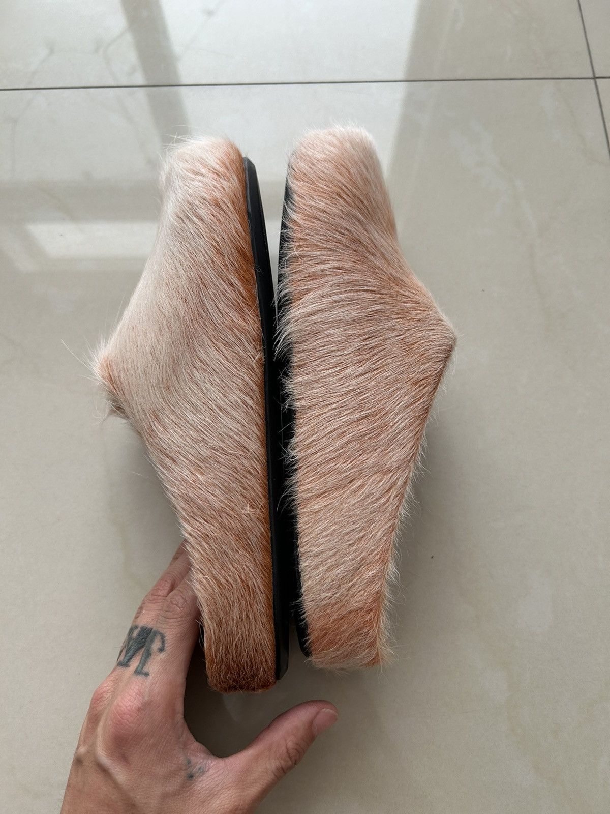 Marni Marni Fussbet Biege Slip On Size US 11 / EU 44 - 4 Thumbnail