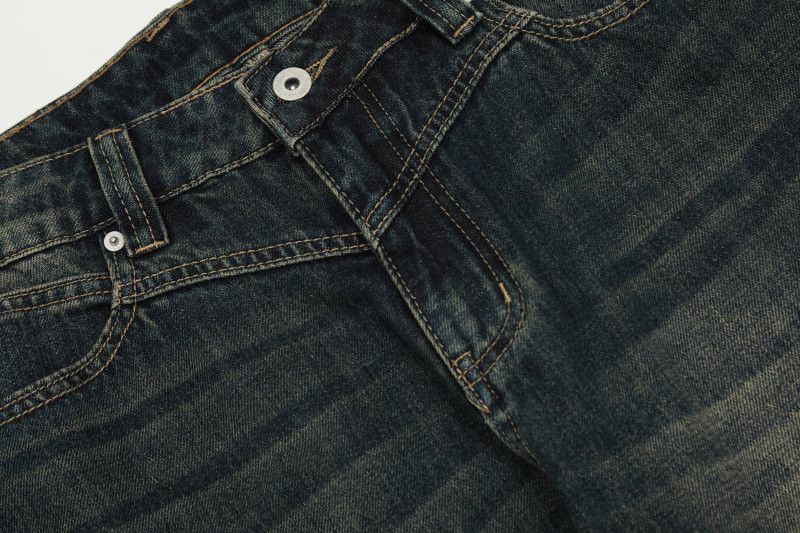 Japanese Brand × Jean American retro washed straight loose casual flared jeans Size US 32 / EU 48 - 4 Thumbnail