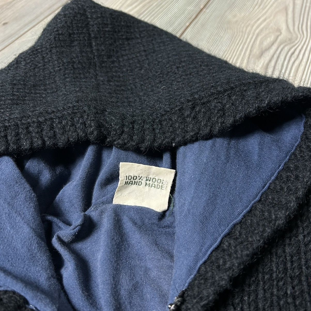 Handmade Pachamama Wool Handknit Zip Sweater Jacket Size M / US 6-8 / IT 42-44 - 13 Thumbnail