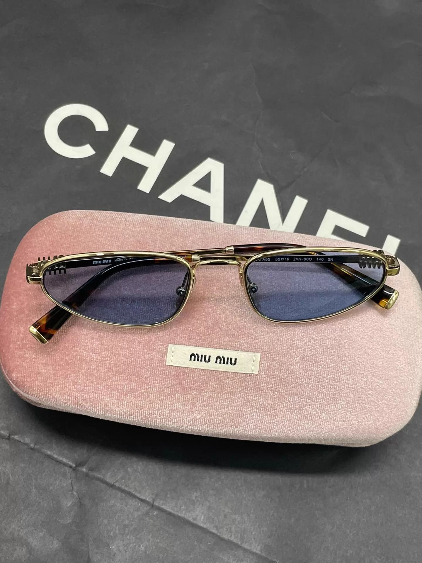 Miu Miu MIU MIU SMUA52 light trendy sunglasses Size ONE SIZE - 2 Thumbnail