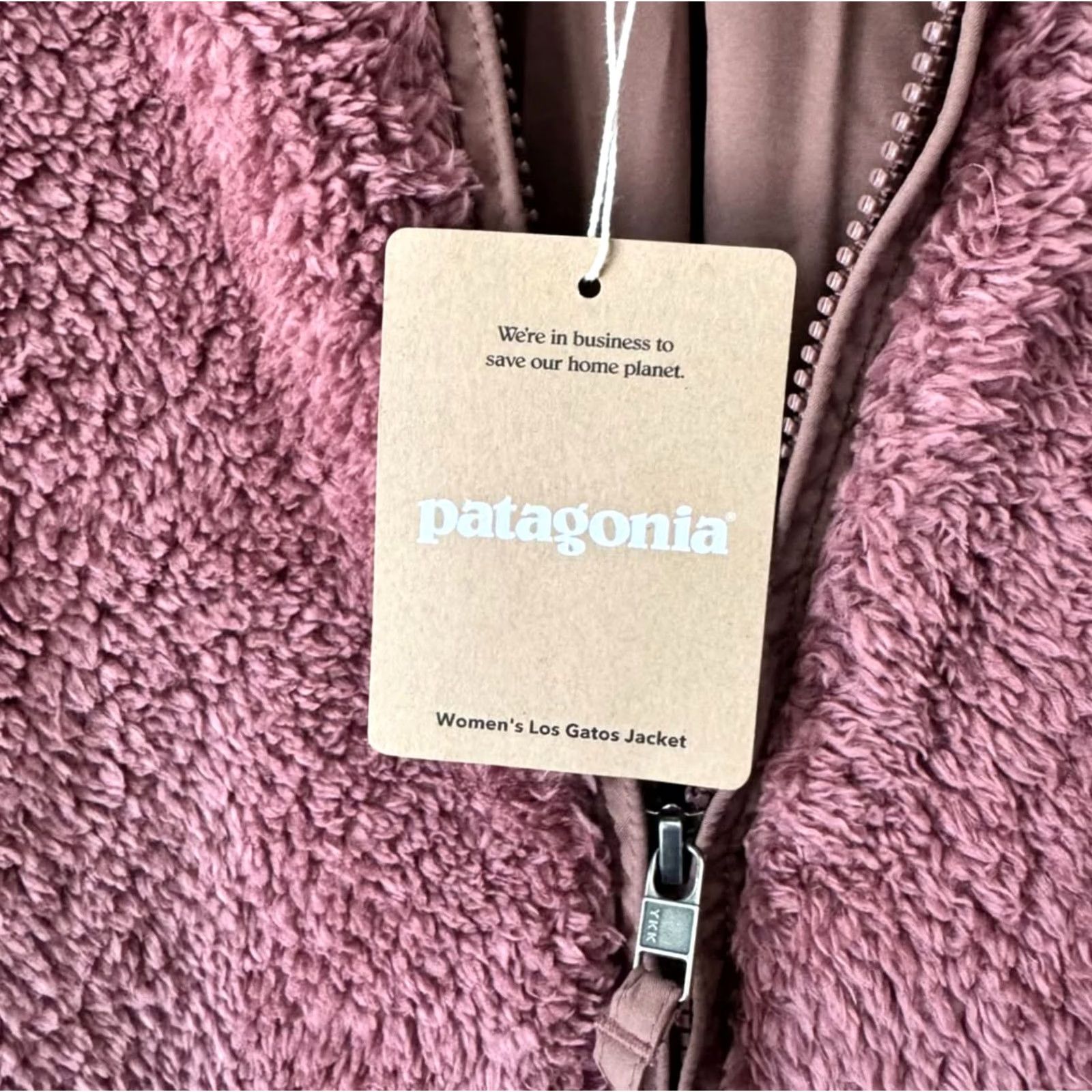 Patagonia Patagonia Women's Los Gatos Full-Zip Fleece Jacket Dulse Mauve Med NWT 25212 Size M / US 6-8 / IT 42-44 - 4 Thumbnail