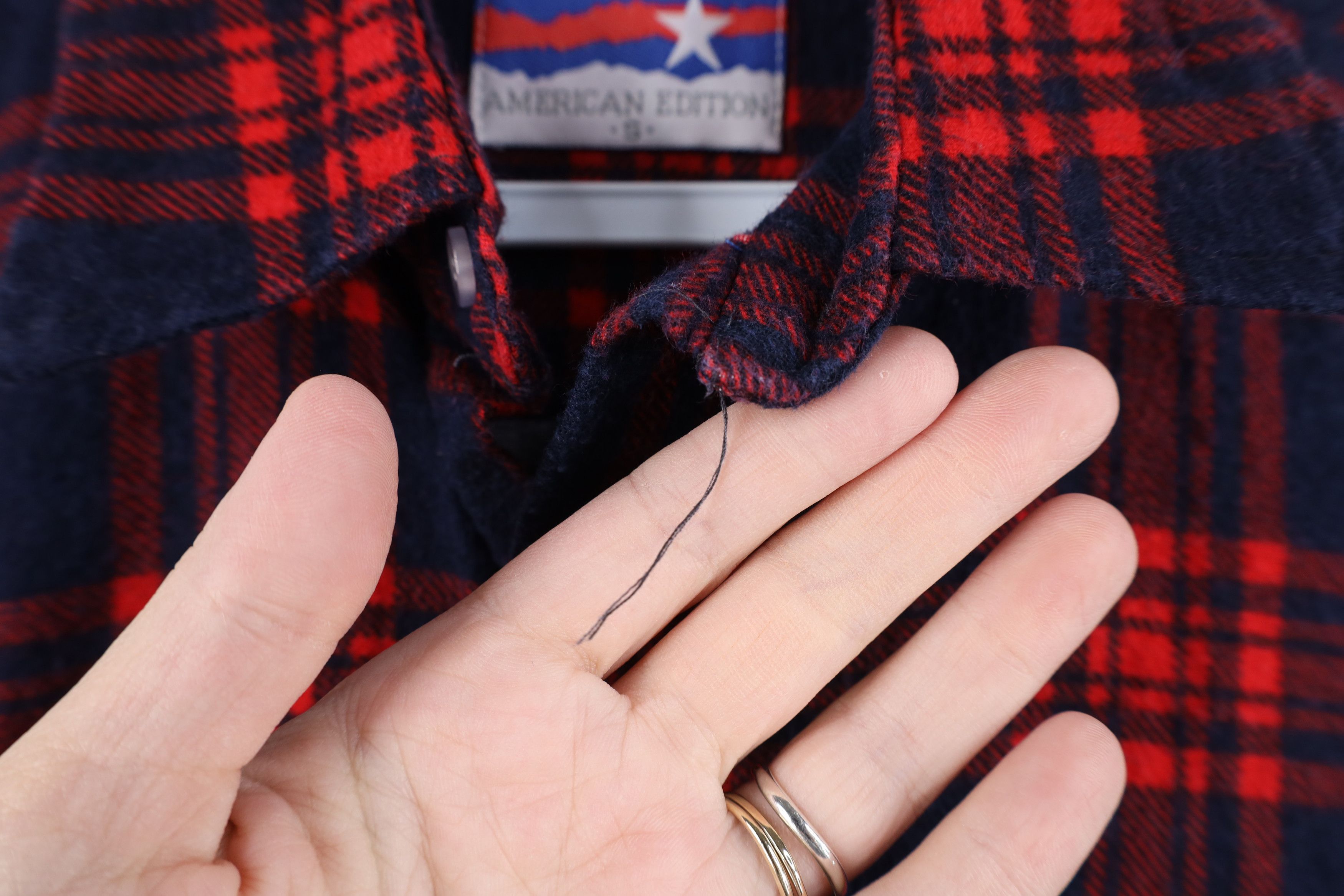 Vintage Vintage 70s Streetwear Pocket Flannel Button Shirt Plaid USA Size US S / EU 44-46 / 1 - 4 Thumbnail