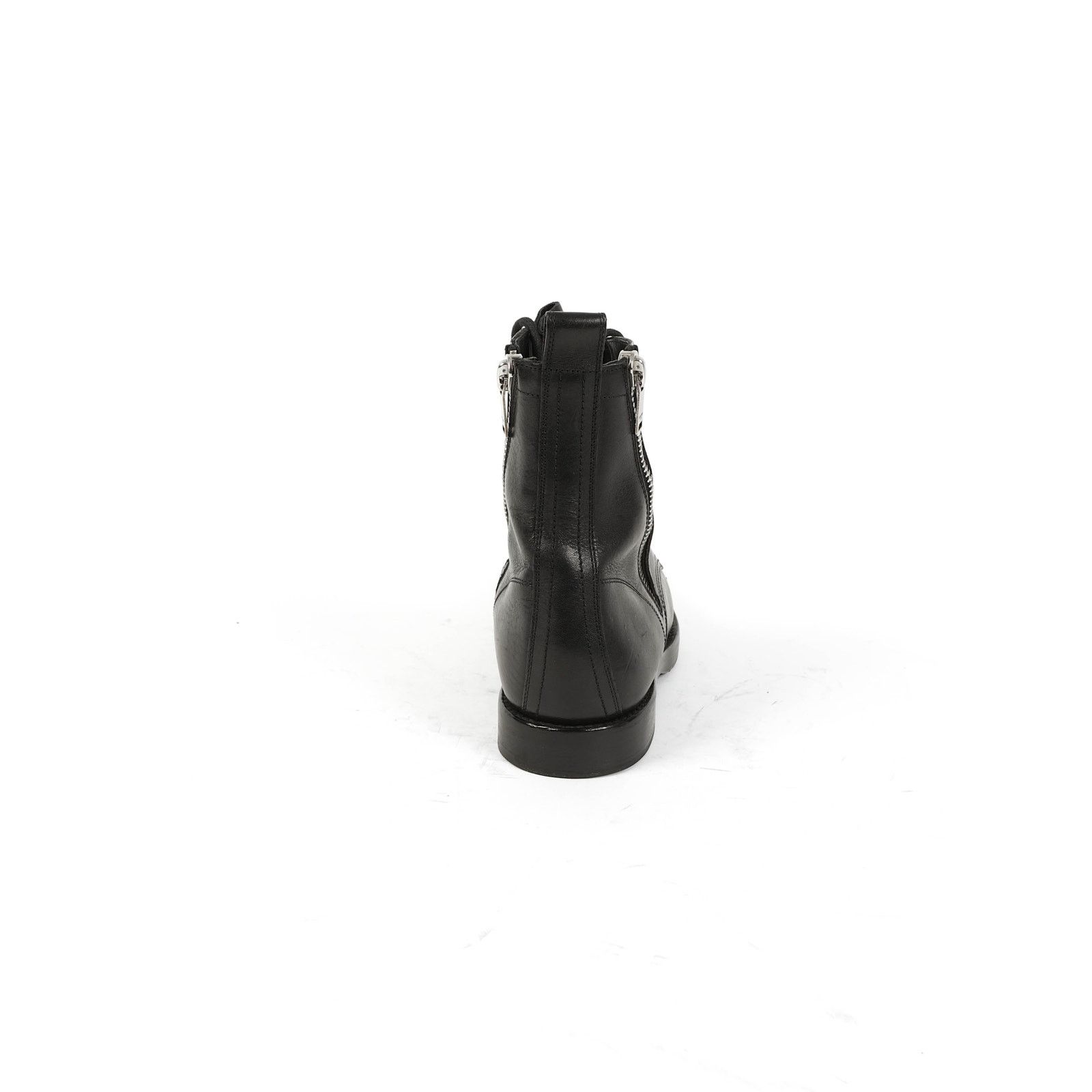 Saint Laurent Paris FW15 Double Zip Ranger Boots in Black Leather Size US 8 / EU 41 - 4 Thumbnail