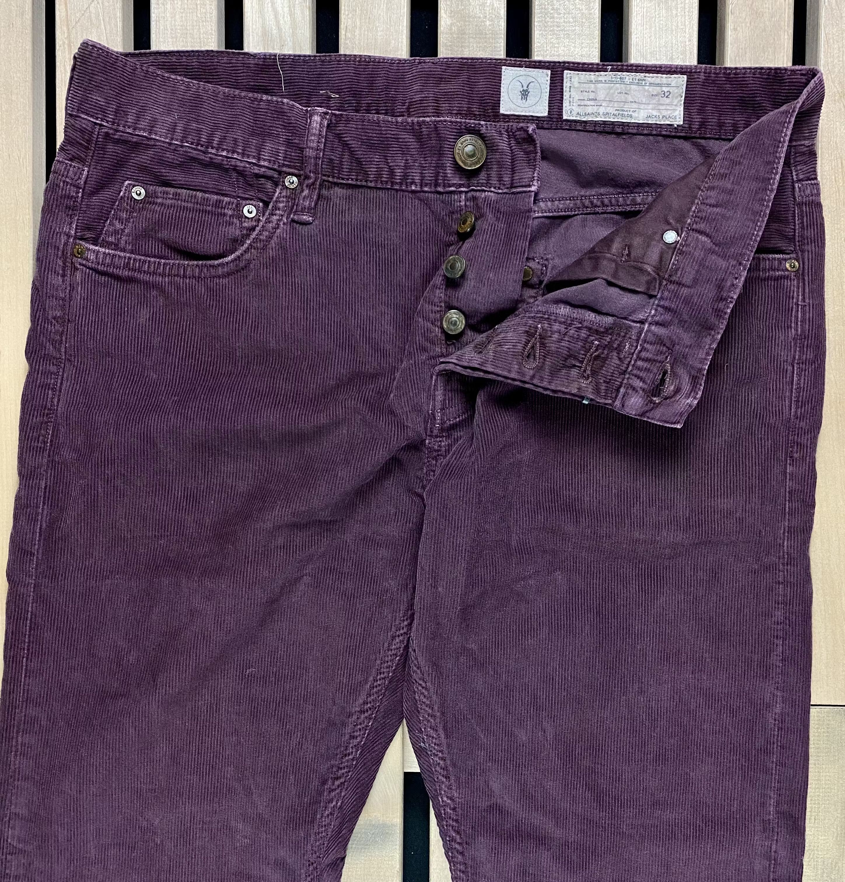 Allsaints Mens Pants Jeans Allsaints Size 32 Jacks Place Size US 32 / EU 48 - 4 Thumbnail