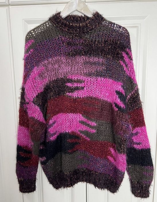 Saint laurent pink sweater hotsell