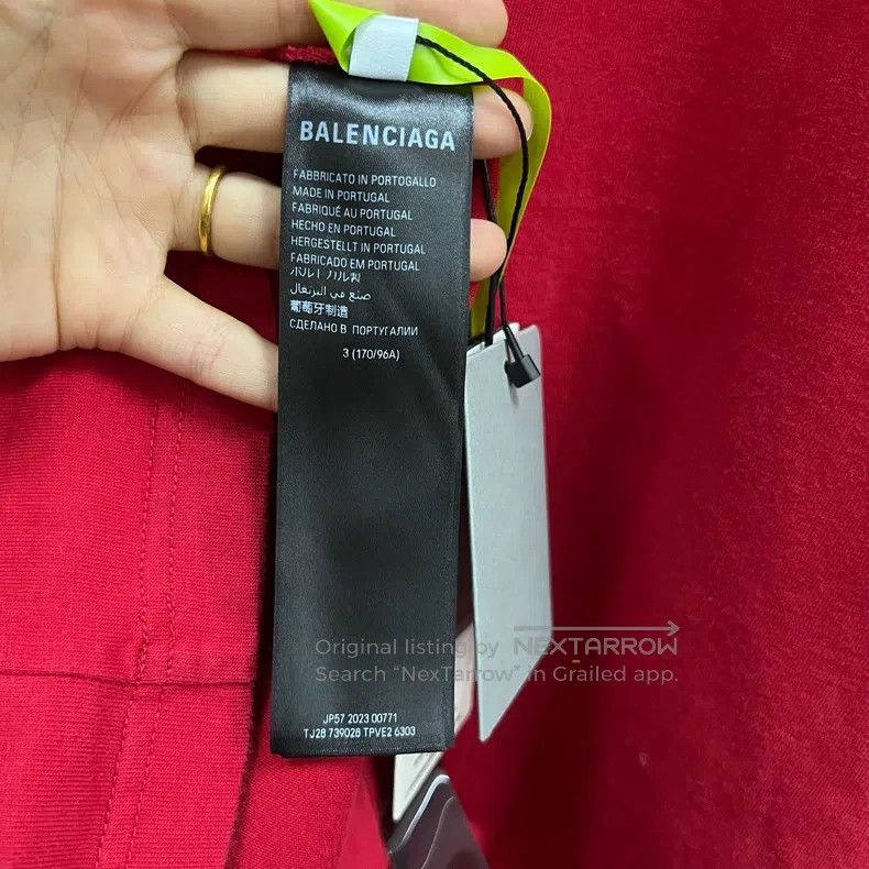Balenciaga Balenciaga Overlapping letter printed short sleeves Size US L / EU 52-54 / 3 - 3 Thumbnail