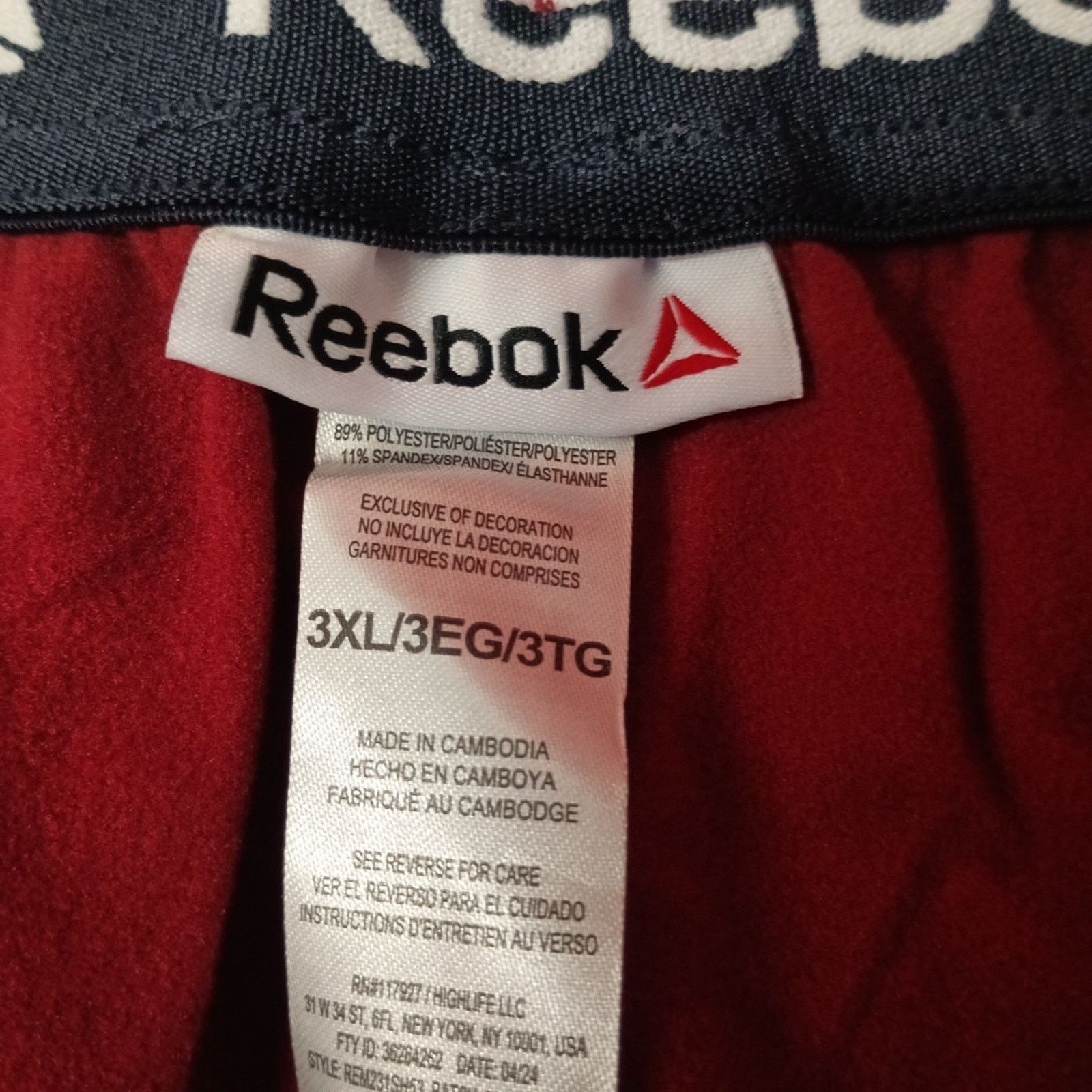 Reebok Reebok Delta Core Shorts Men’s Size 3XL XXXL Red Pockets NWT Size US 44 / EU 60 - 3 Thumbnail