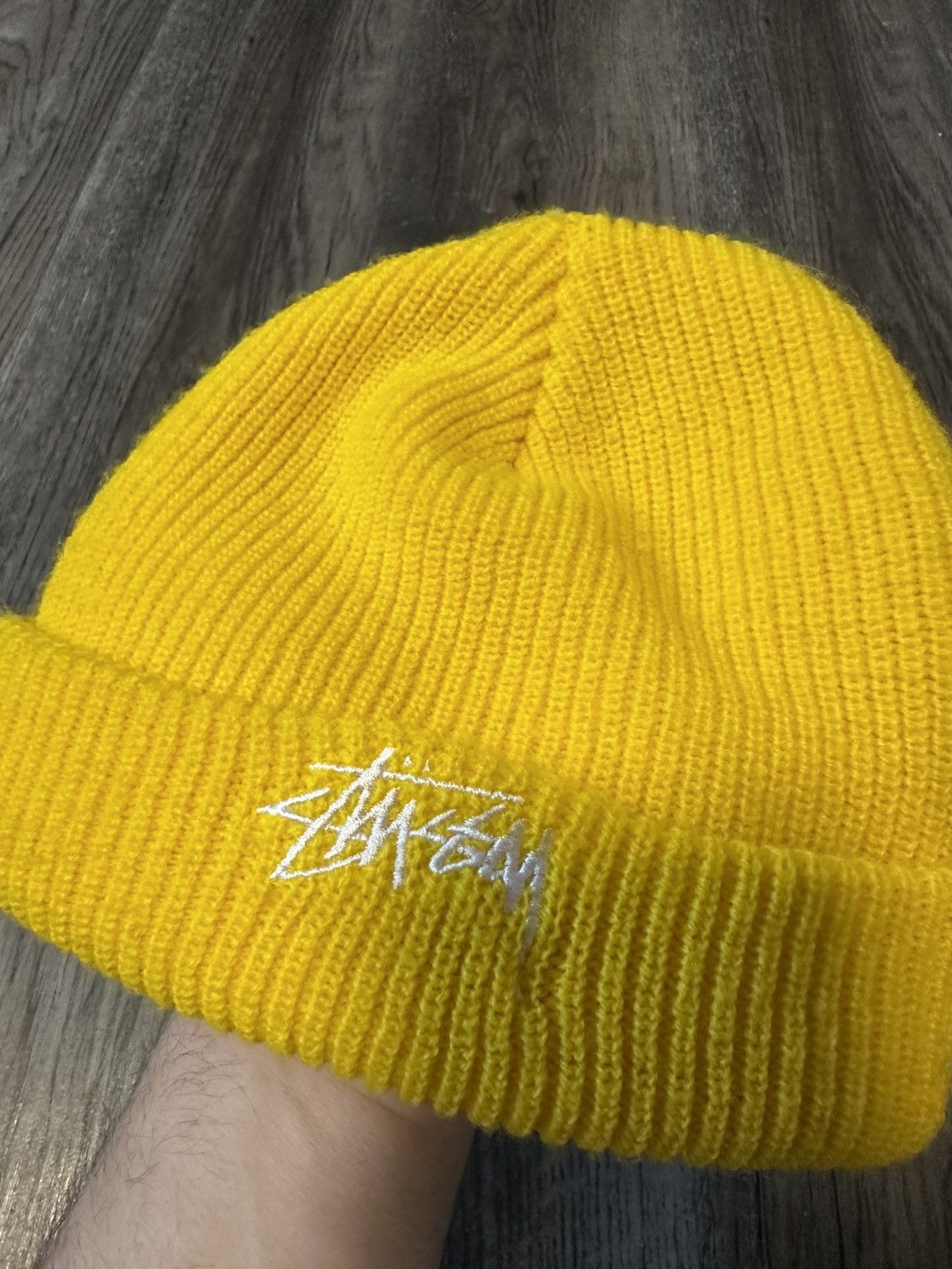 Stussy Yellow Stussy Beanie Size ONE SIZE - 2 Thumbnail