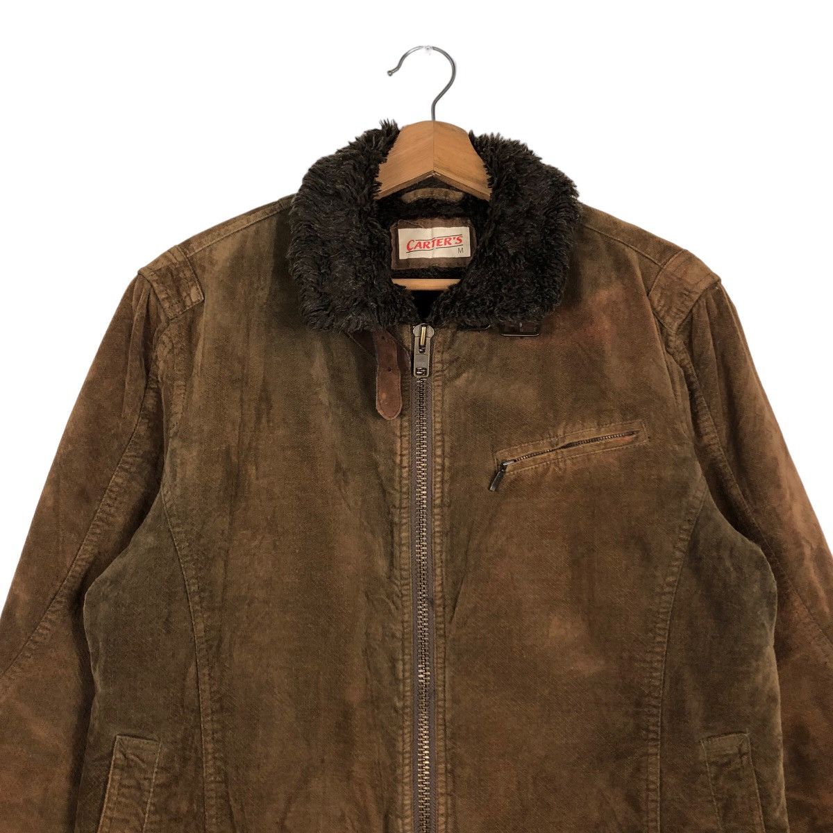 Japanese Brand 🔥Vintage Biker Jacket Carter’s Shearling Racer Japan Size US M / EU 48-50 / 2 - 3 Thumbnail