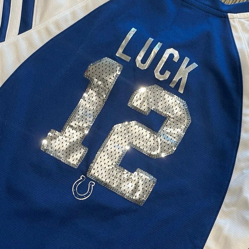 Majestic Majestic Colts Jersey Andrew Luck #12 NFL Blue White Sz XL Size XL / US 12-14 / IT 48-50 - 6 Thumbnail