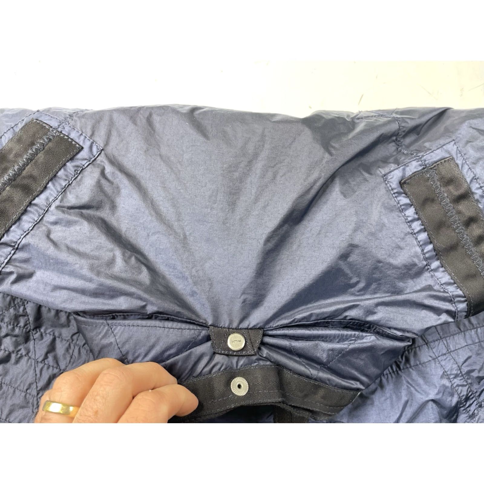 RLX Ralph Lauren RLX Ralph Lauren Mens Paratrooper Utility Nylon Blue Windbreaker Rain Jacket XXL Jacket Regular Hooded Full Zip Lightweight Nylon Lining Softshell Size US XXL / EU 58 / 5 - 7 Thumbnail
