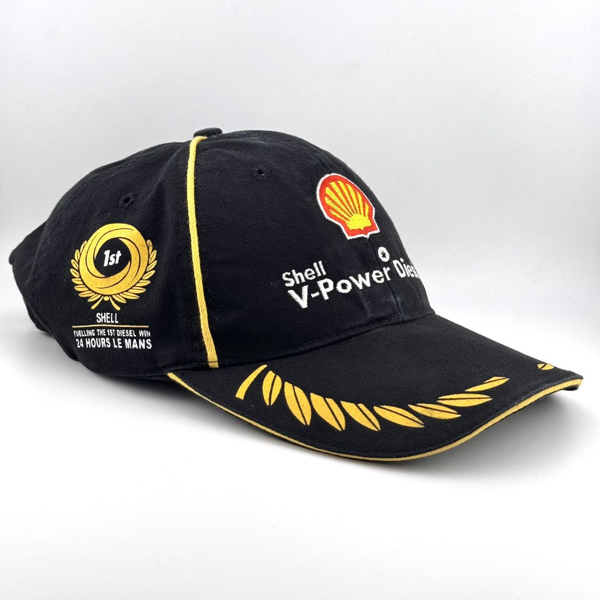 Audi 2007 Audi Sport Shell V-Power Diesel 24h Le Mans Racing Hat Size ONE SIZE - 3 Thumbnail