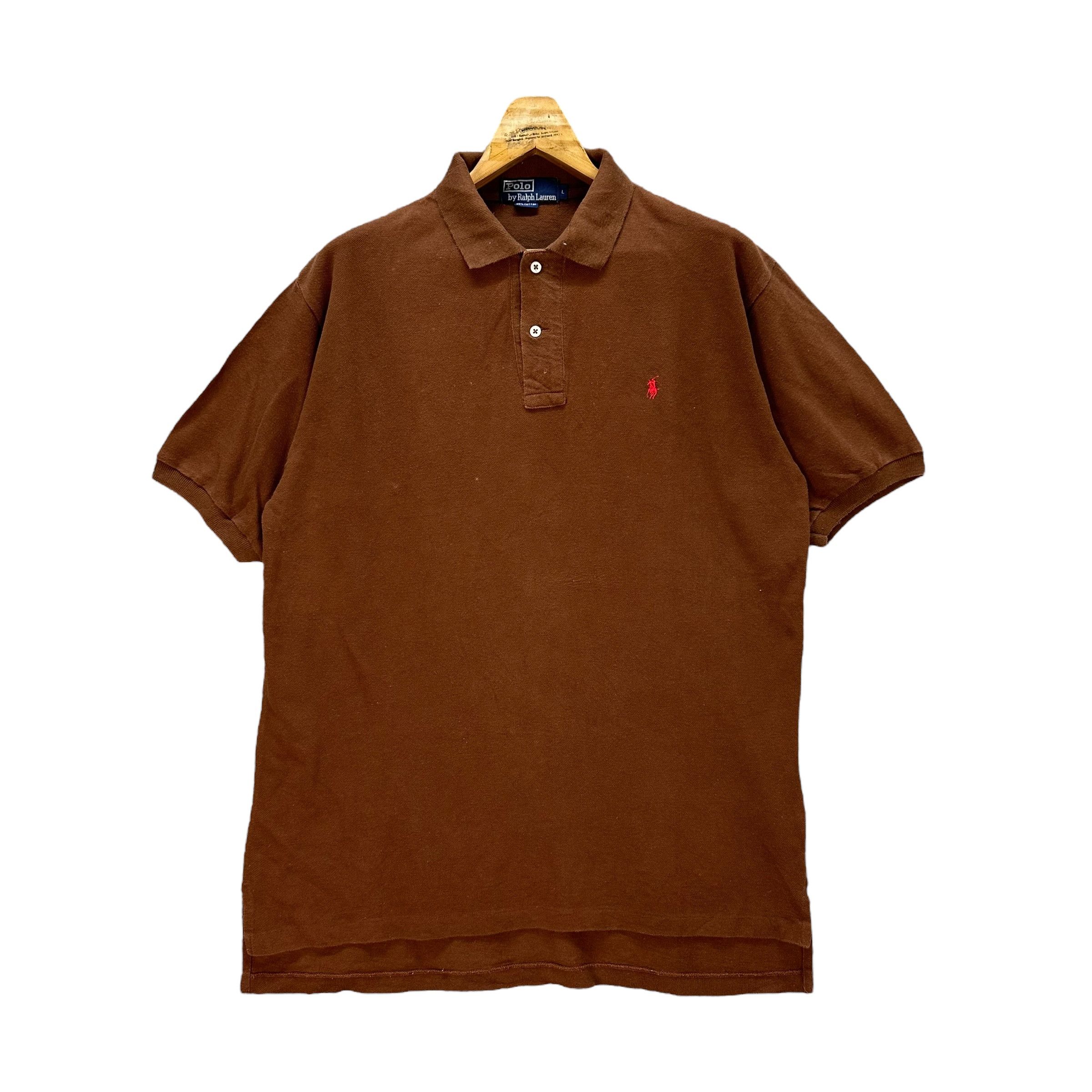 Polo Ralph Lauren POLO RALPH LAUREN BROWN POLOS #9073-55 Size US L / EU 52-54 / 3 - 1 Thumbnail