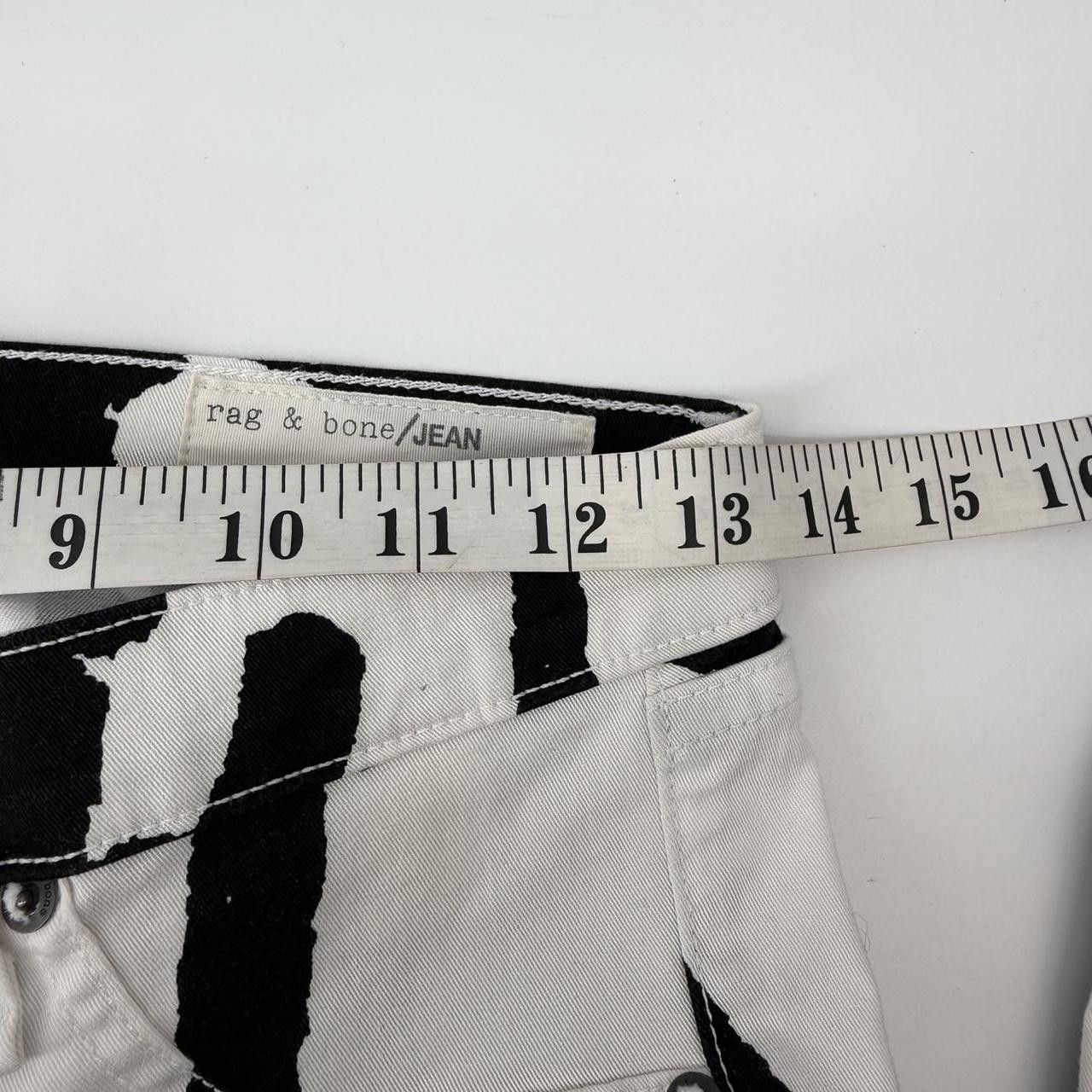 Rag & Bone Rag & Bone Vintage White + Black Artist graphic print Size 26" / US 2 / IT 38 - 5 Thumbnail