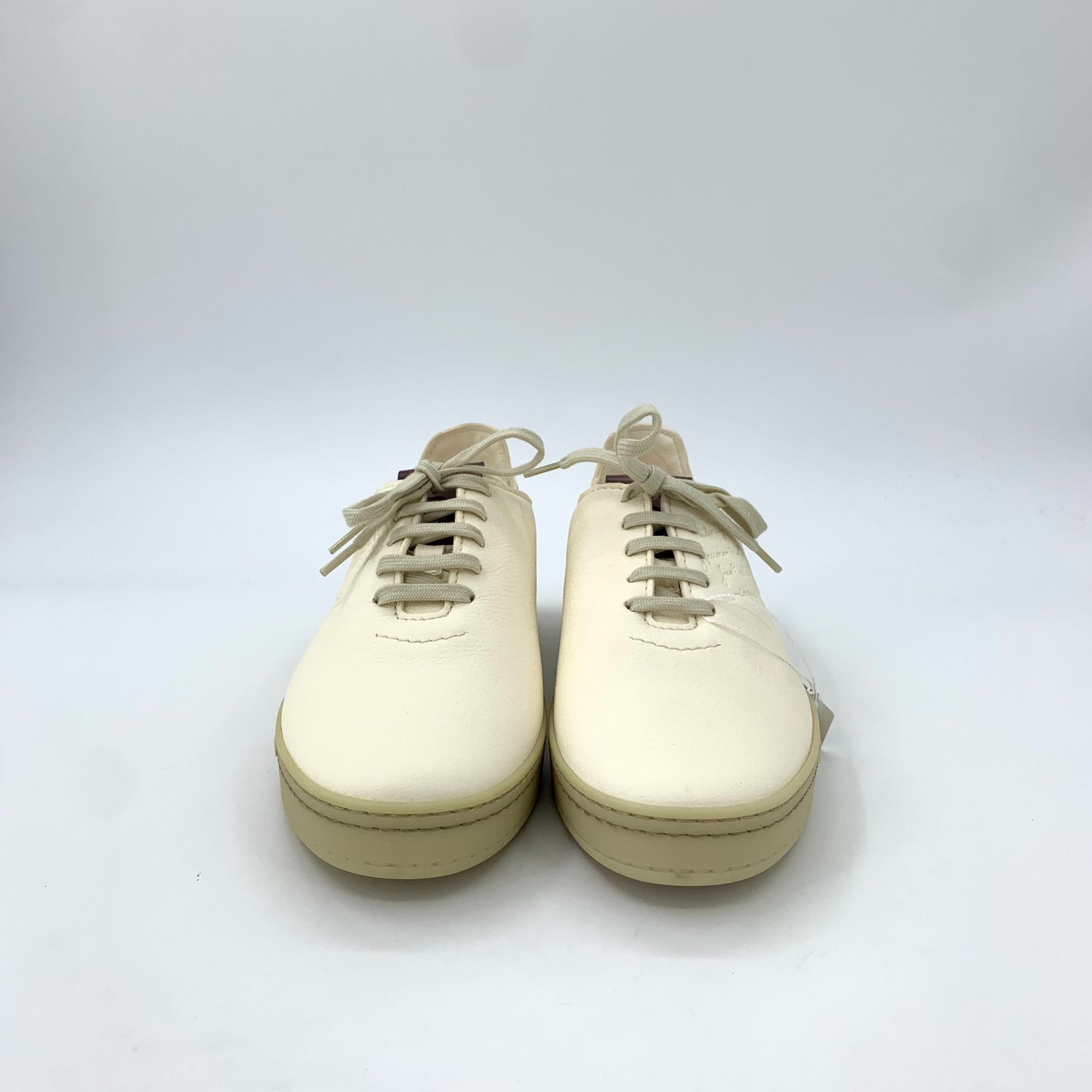 Berluti Berluti Beige 1895 Logo Leather Lace-Up Casual Board Shoes S Size US 7.5 / EU 40-41 - 6 Thumbnail